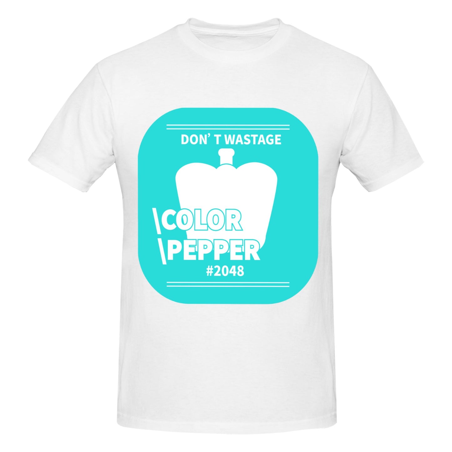 Vegetable Labels Short Sleeve Cotton T-Shirt For Men