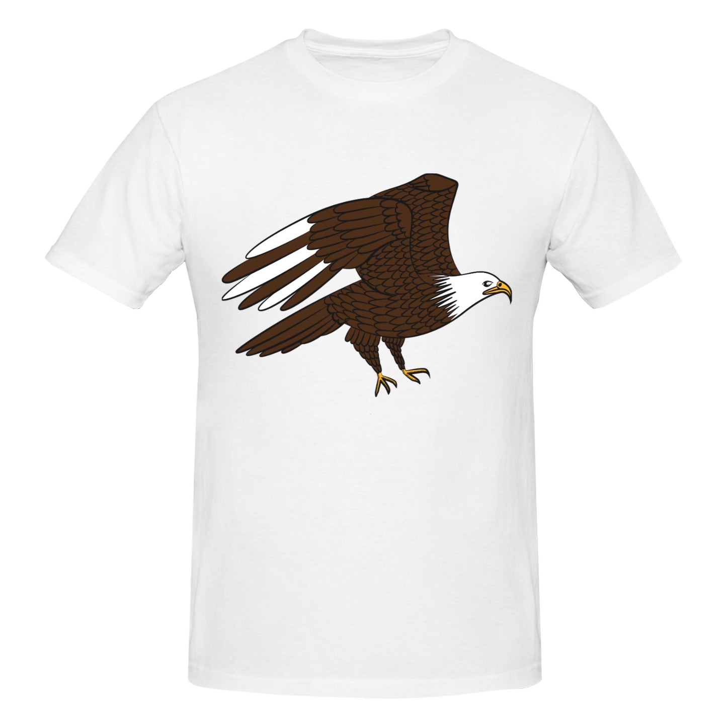 Bald Eagle Men's Short Sleeve Cotton T-Shirt