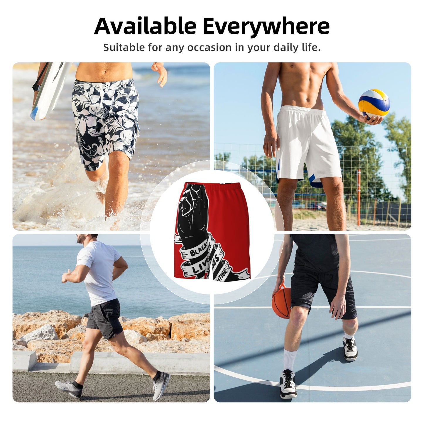 Power Design Men's Beach Shorts
