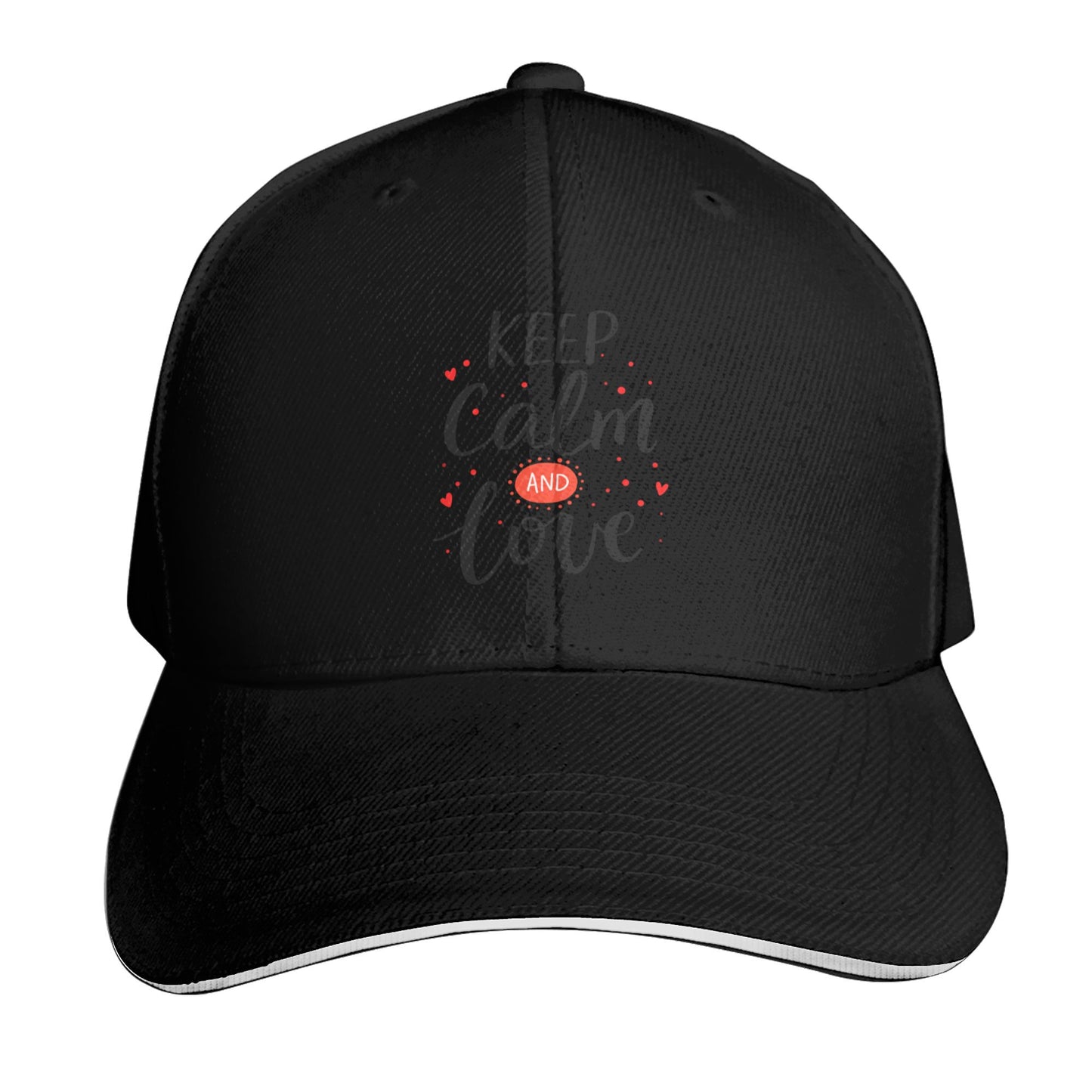 Keep Calm And Love Baseball Caps For Men And Women