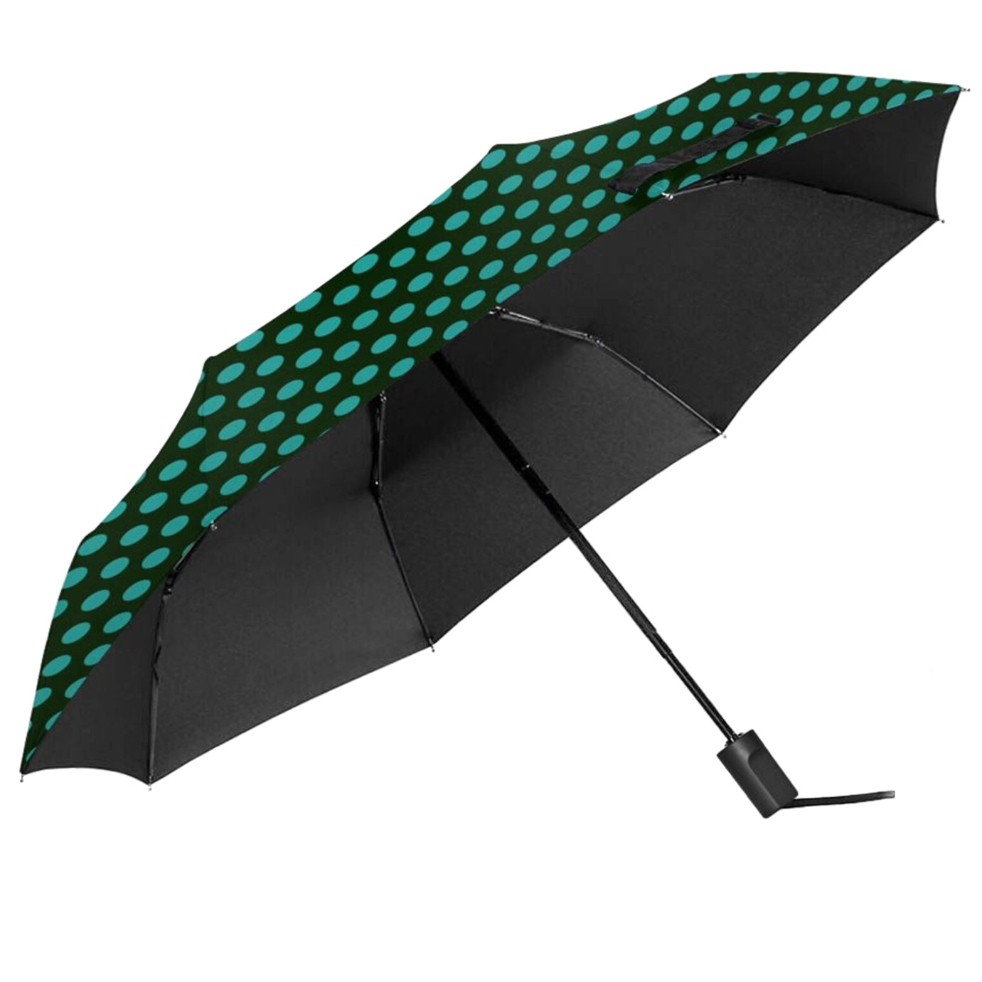 Jasper Polka Dot Manual Open Folding Umbrella