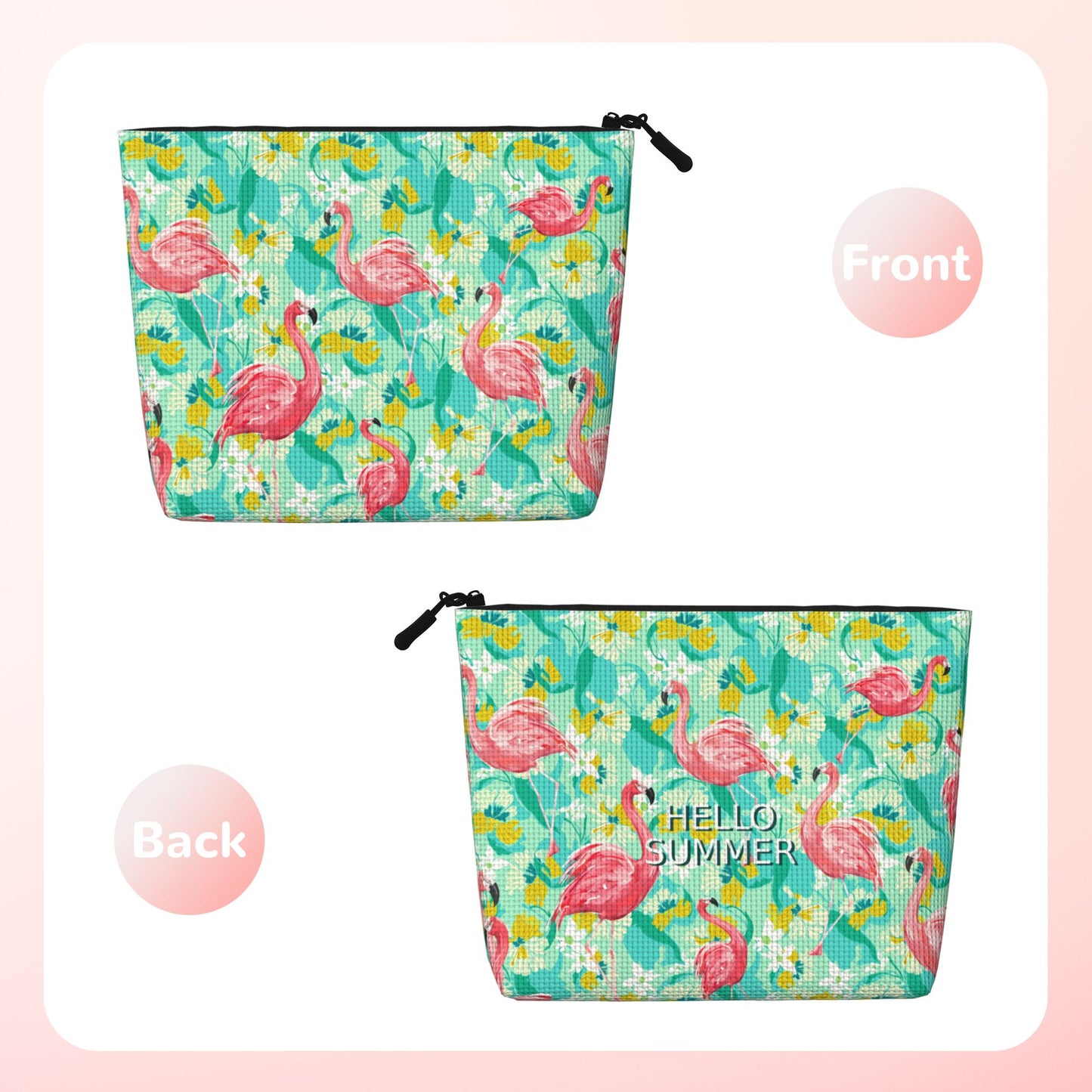 Flamingo Makeup Bag For Women