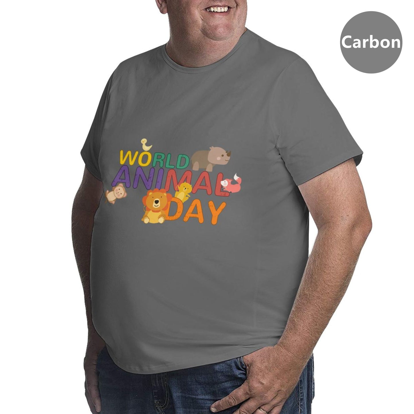 World Animal Day Extra Large Tall Mens T Shirts