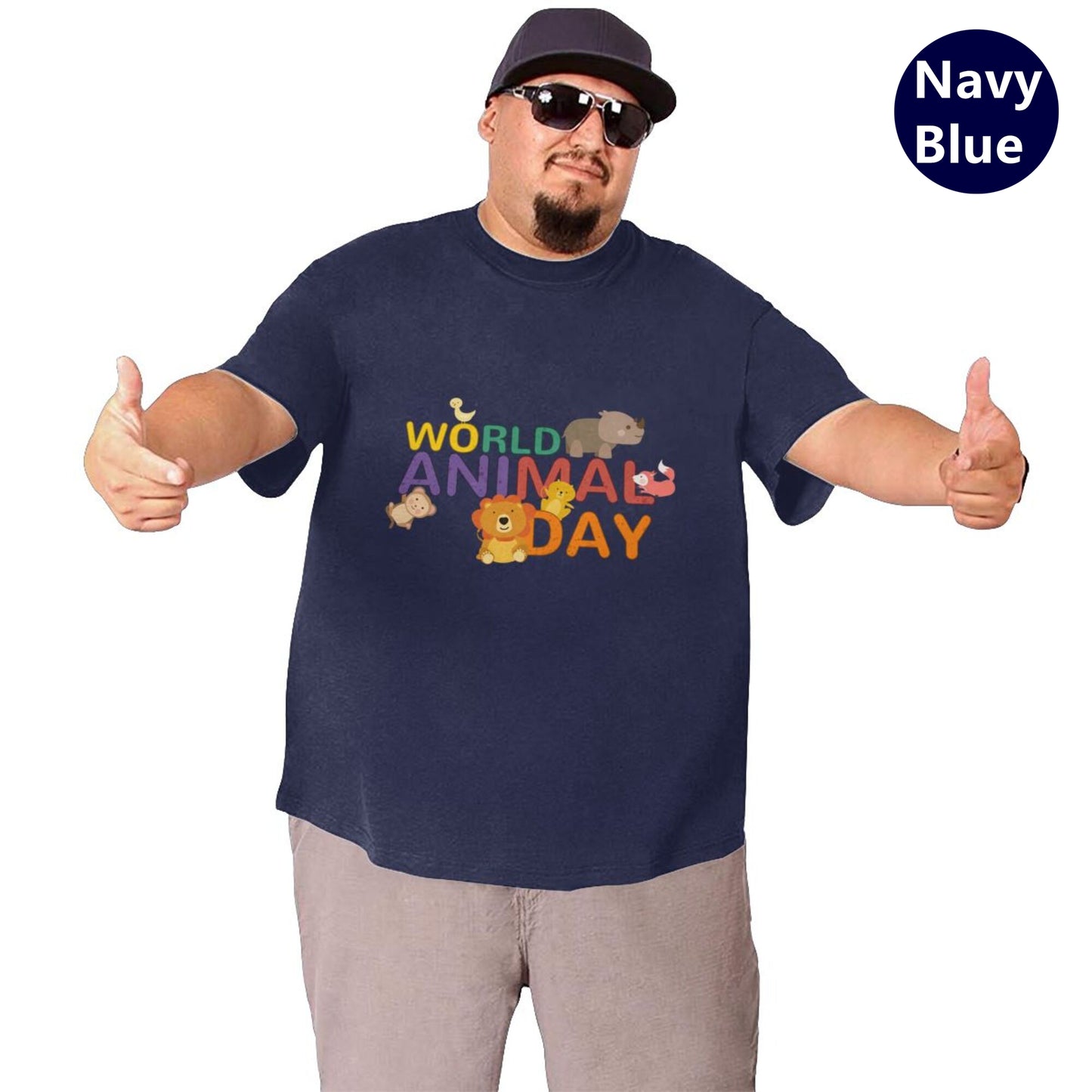 World Animal Day Extra Large Tall Mens T Shirts