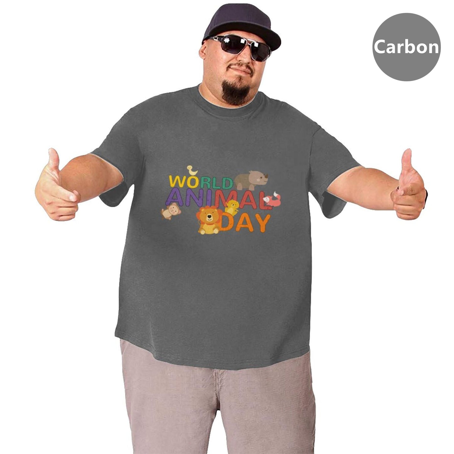 World Animal Day Extra Large Tall Mens T Shirts