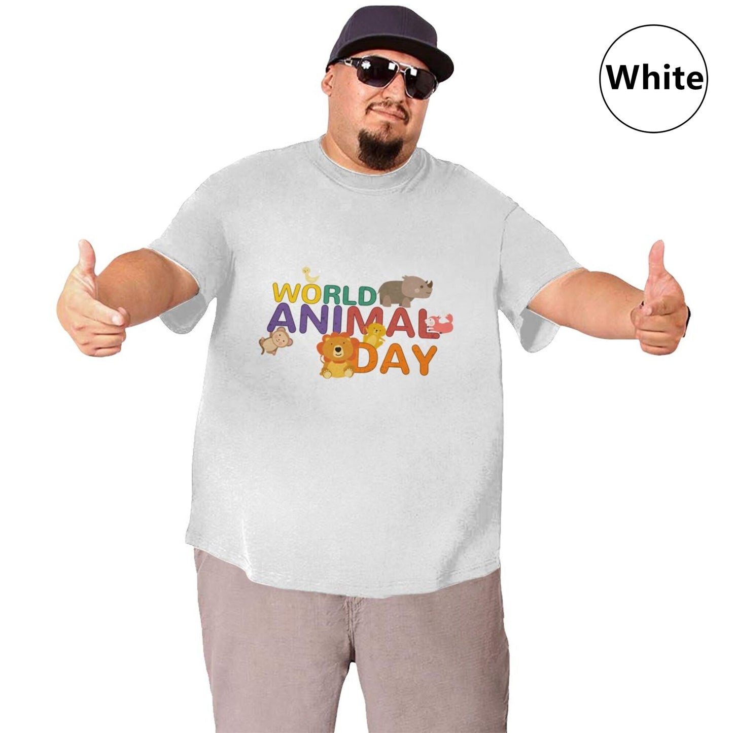 World Animal Day Extra Large Tall Mens T Shirts
