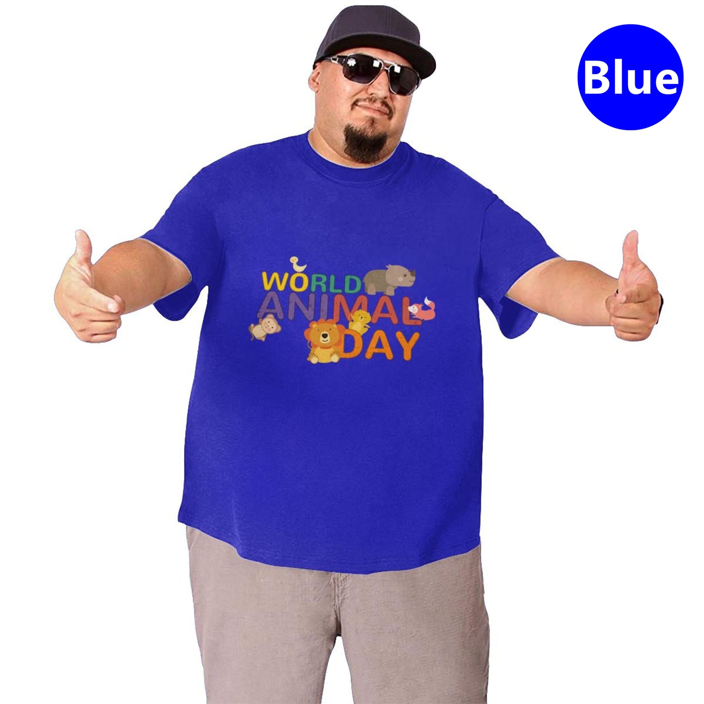 World Animal Day Extra Large Tall Mens T Shirts