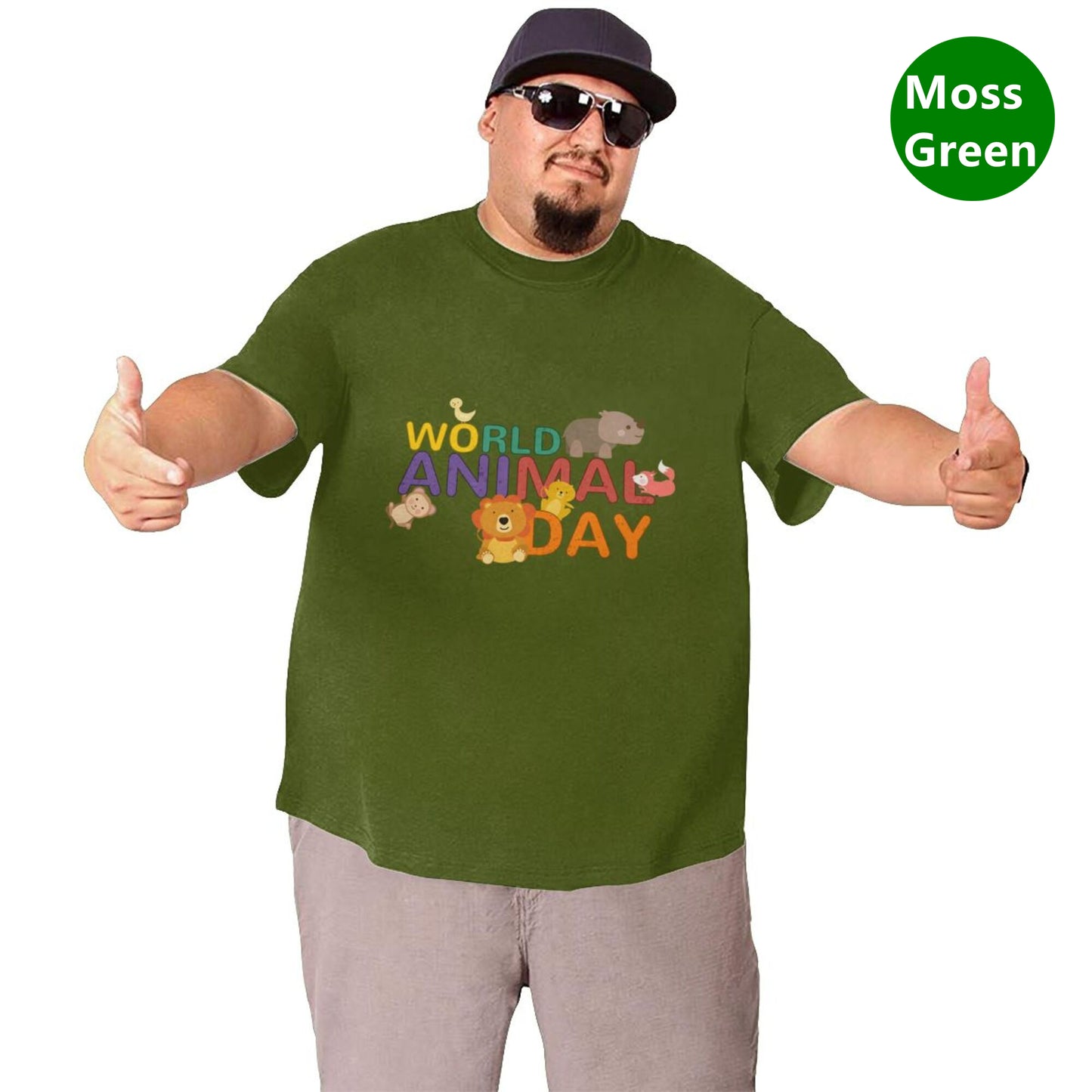 World Animal Day Extra Large Tall Mens T Shirts