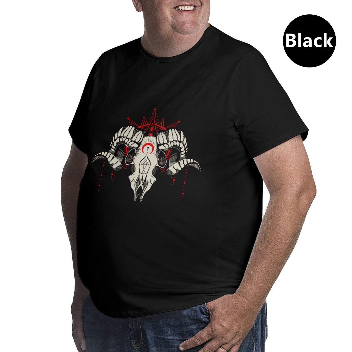 Ram Skull Extra Large Tall Mens T Shirts