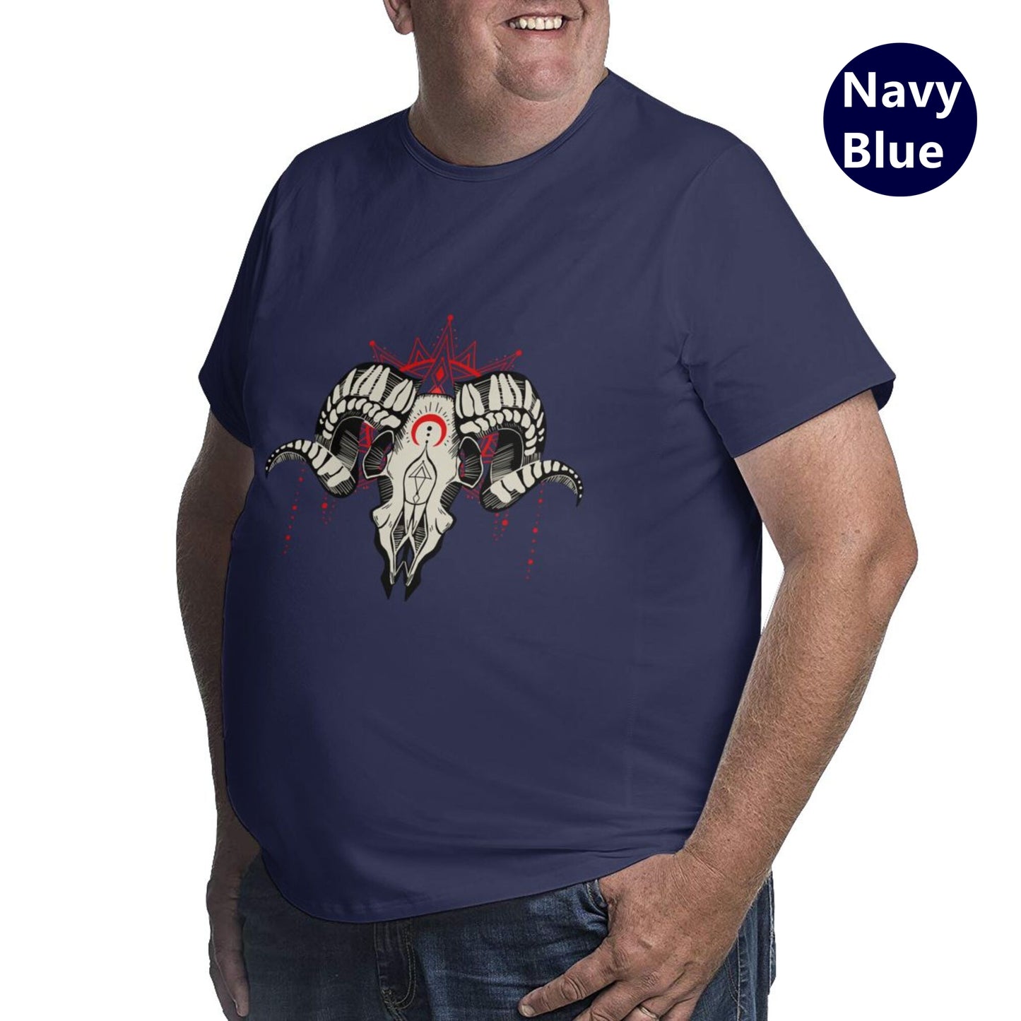 Ram Skull Extra Large Tall Mens T Shirts