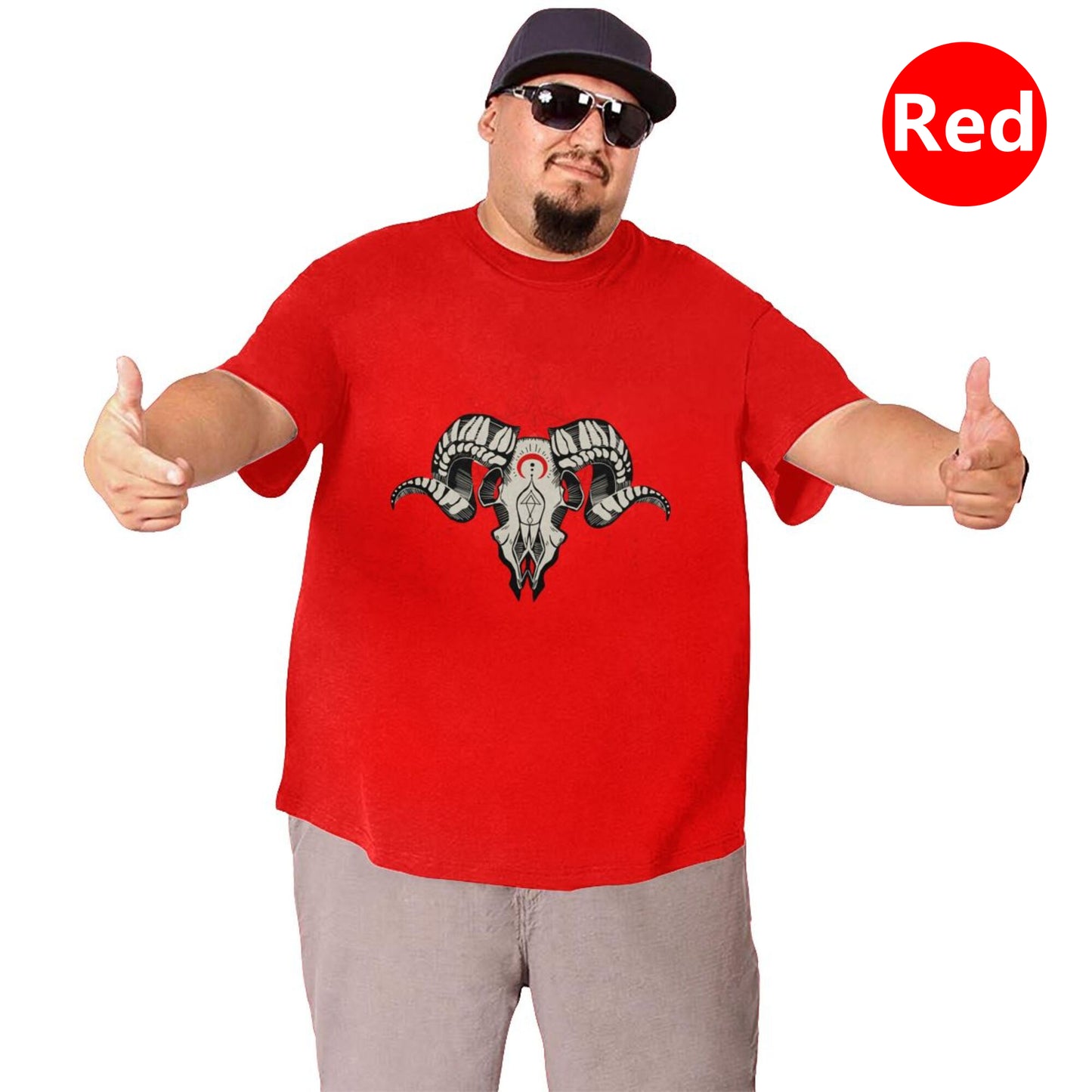 Ram Skull Extra Large Tall Mens T Shirts