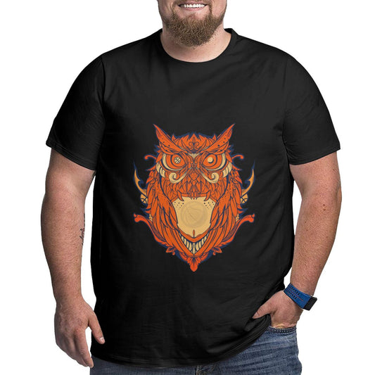 Owl Design Extra Large Tall Mens T Shirts