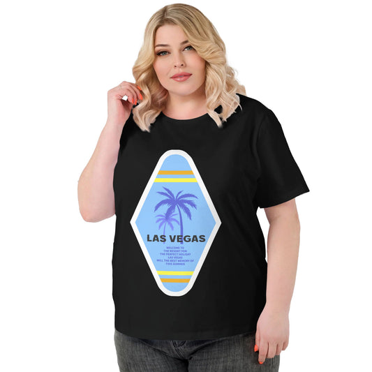 Las Vegas Holiday Extra Large Plus Size T Shirts For Women
