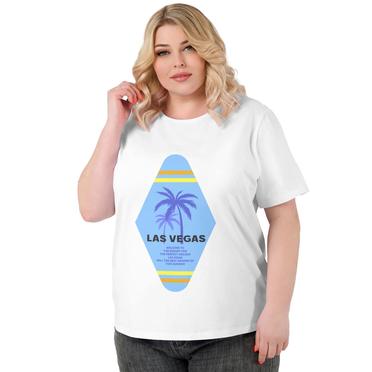 Las Vegas Holiday Extra Large Plus Size T Shirts For Women