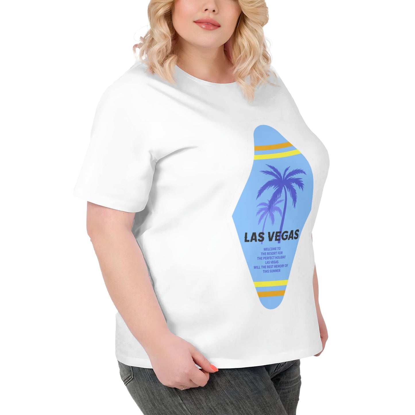 Las Vegas Holiday Extra Large Plus Size T Shirts For Women