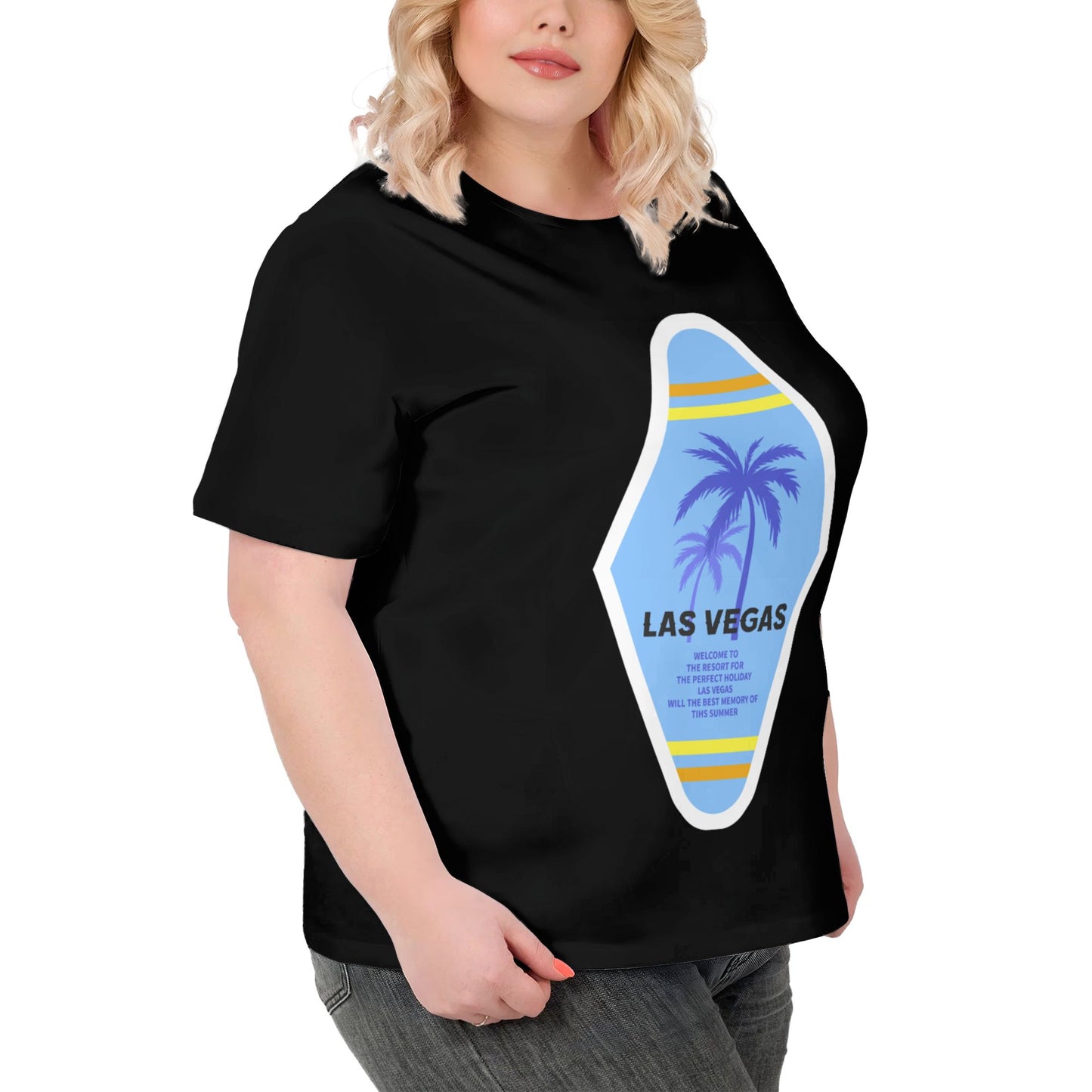 Las Vegas Holiday Extra Large Plus Size T Shirts For Women