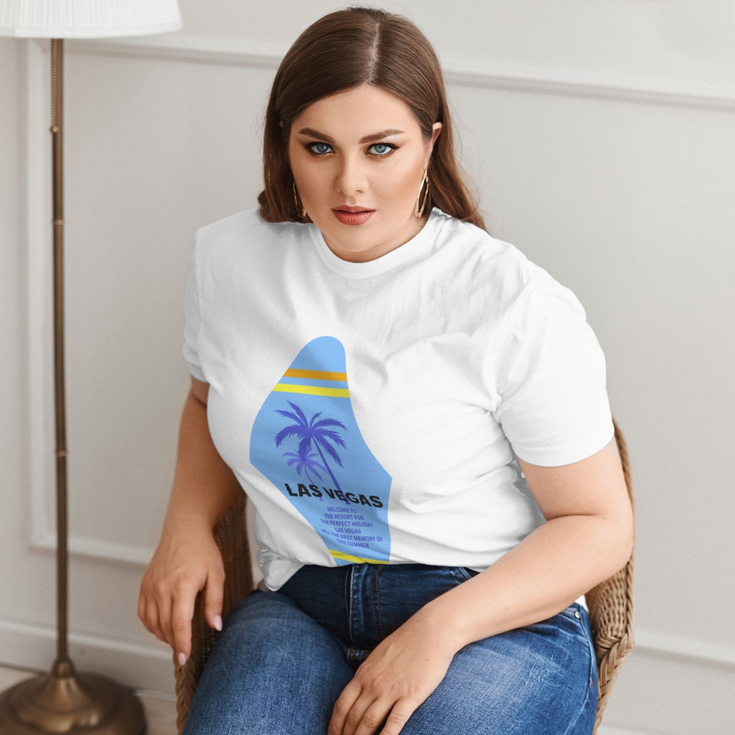 Las Vegas Holiday Extra Large Plus Size T Shirts For Women