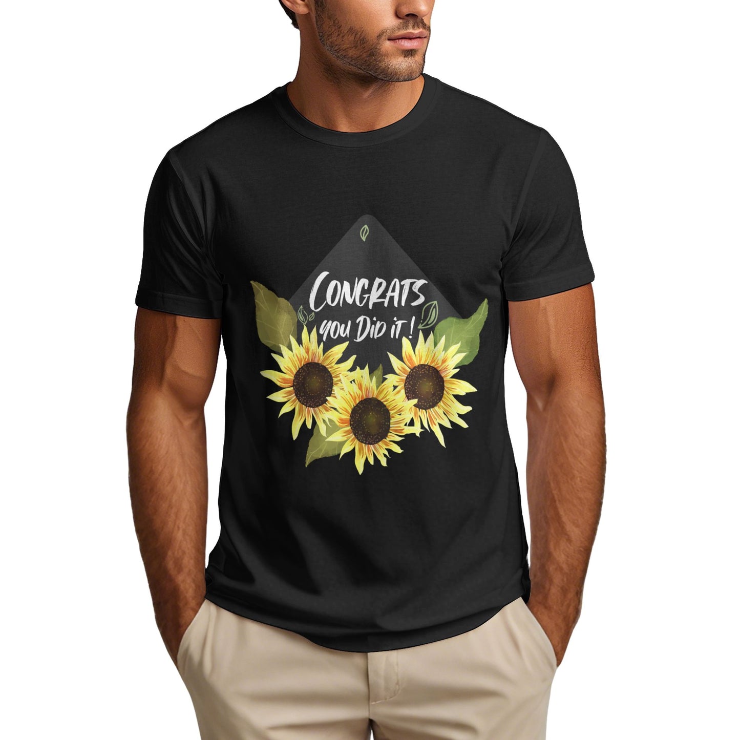 You Did It Men's Short Sleeve Cotton T-Shirt