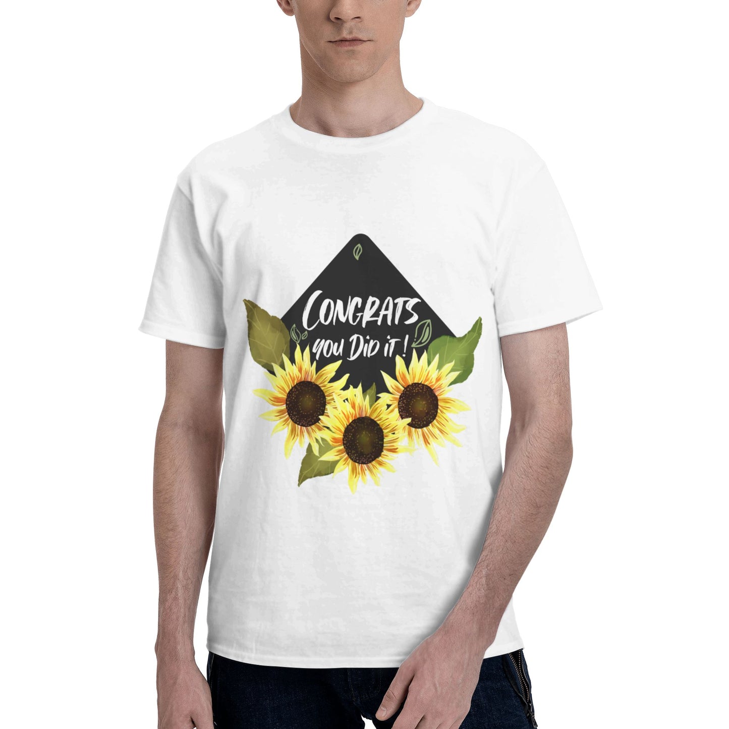 You Did It Men's Short Sleeve Cotton T-Shirt