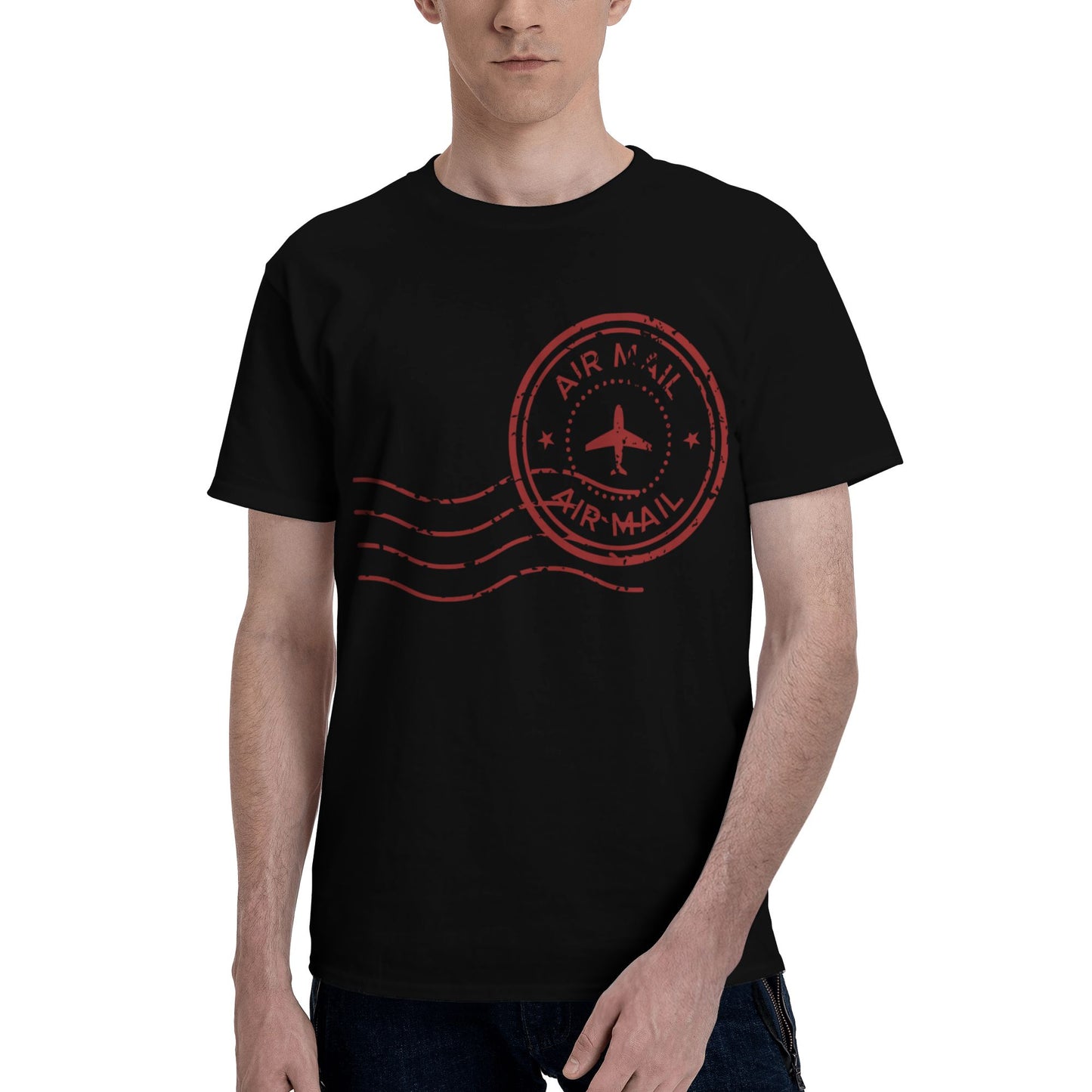 Postmark Short Sleeve Cotton T-Shirt For Men