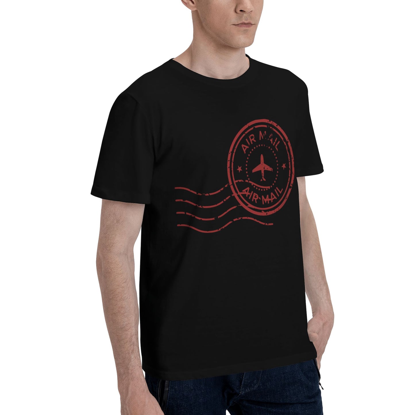 Postmark Short Sleeve Cotton T-Shirt For Men