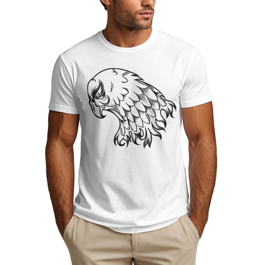 Classic Eagle Short Sleeve Cotton T-Shirt For Men