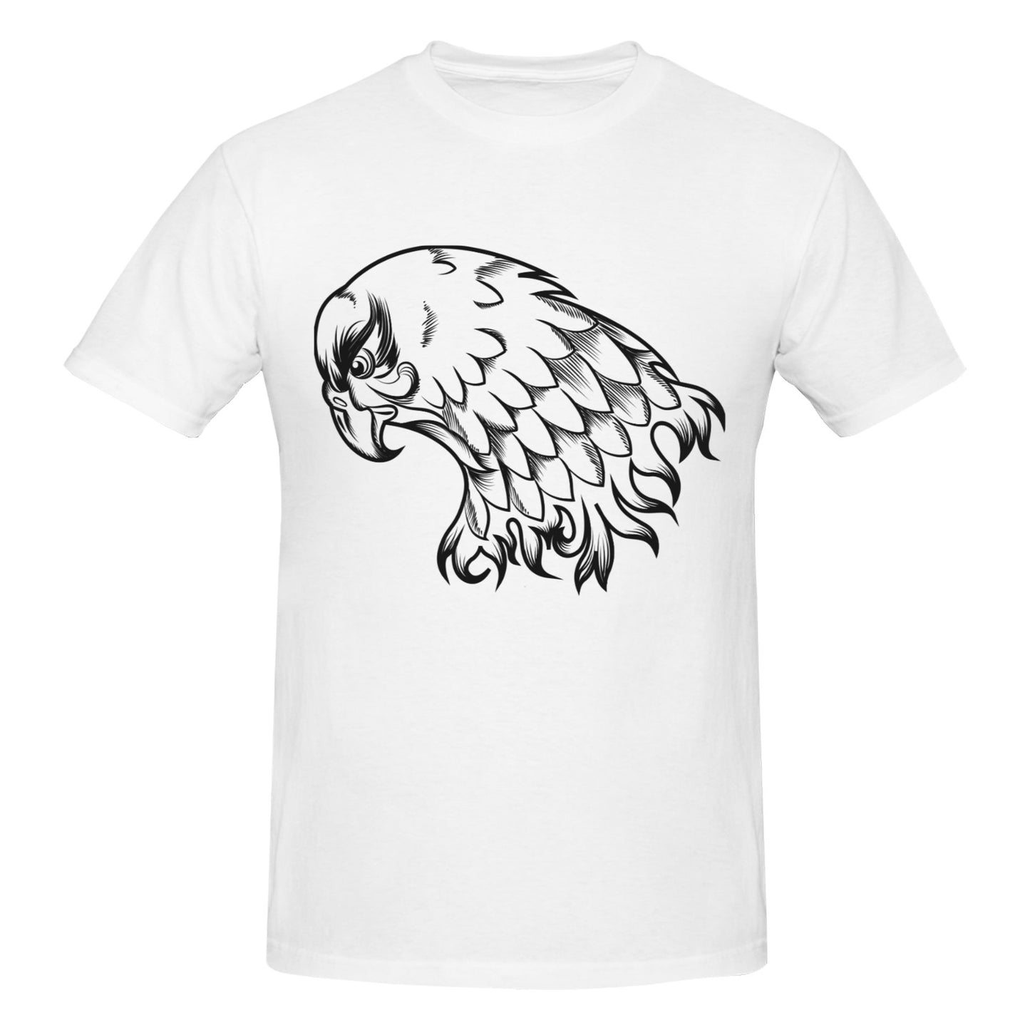 Classic Eagle Short Sleeve Cotton T-Shirt For Men