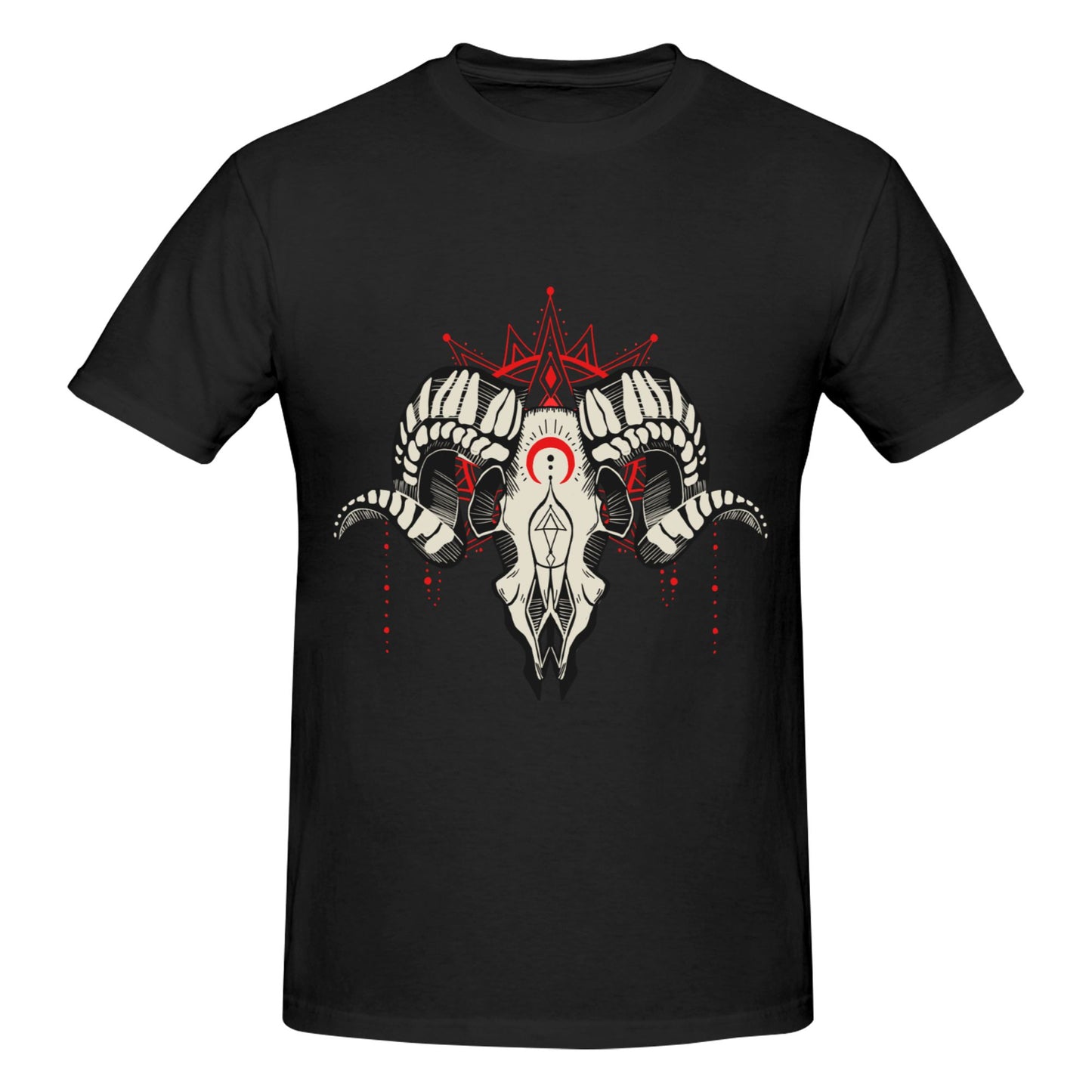 Rams King Short Sleeve Cotton T-Shirt For Men