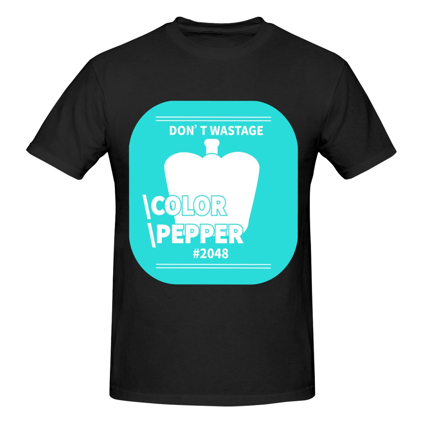 Vegetable Labels Short Sleeve Cotton T-Shirt For Men