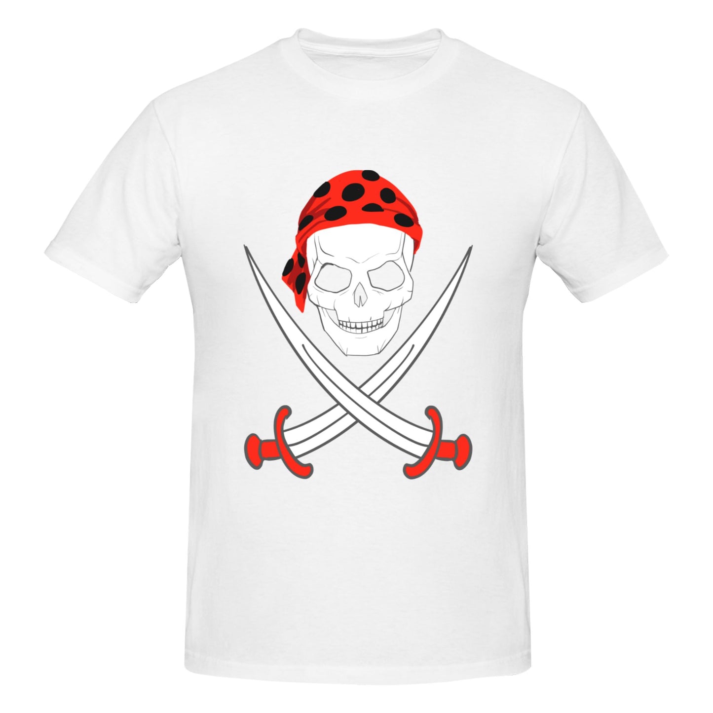 Skull Warrior Short Sleeve Cotton T-Shirt For Men
