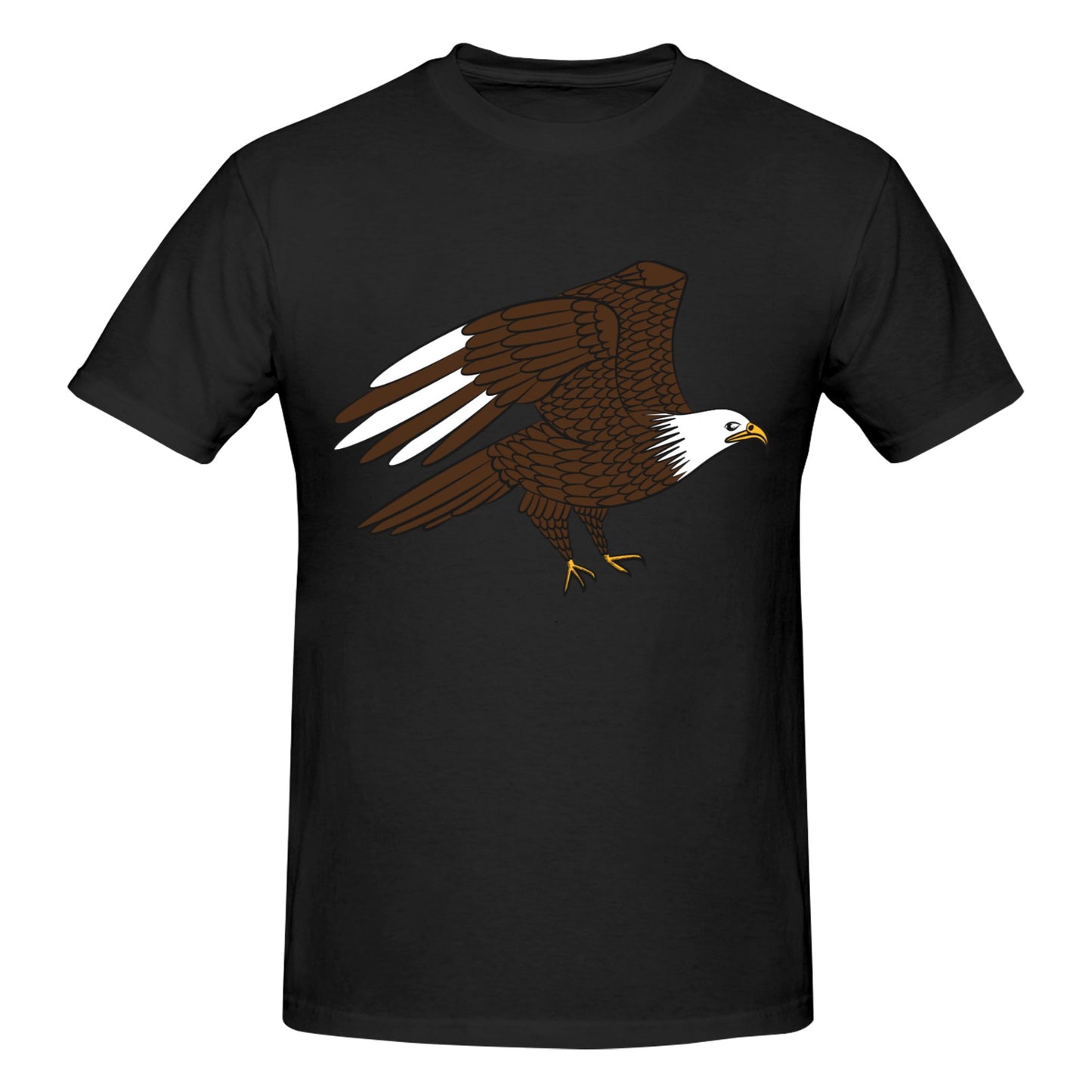 Bald Eagle Men's Short Sleeve Cotton T-Shirt