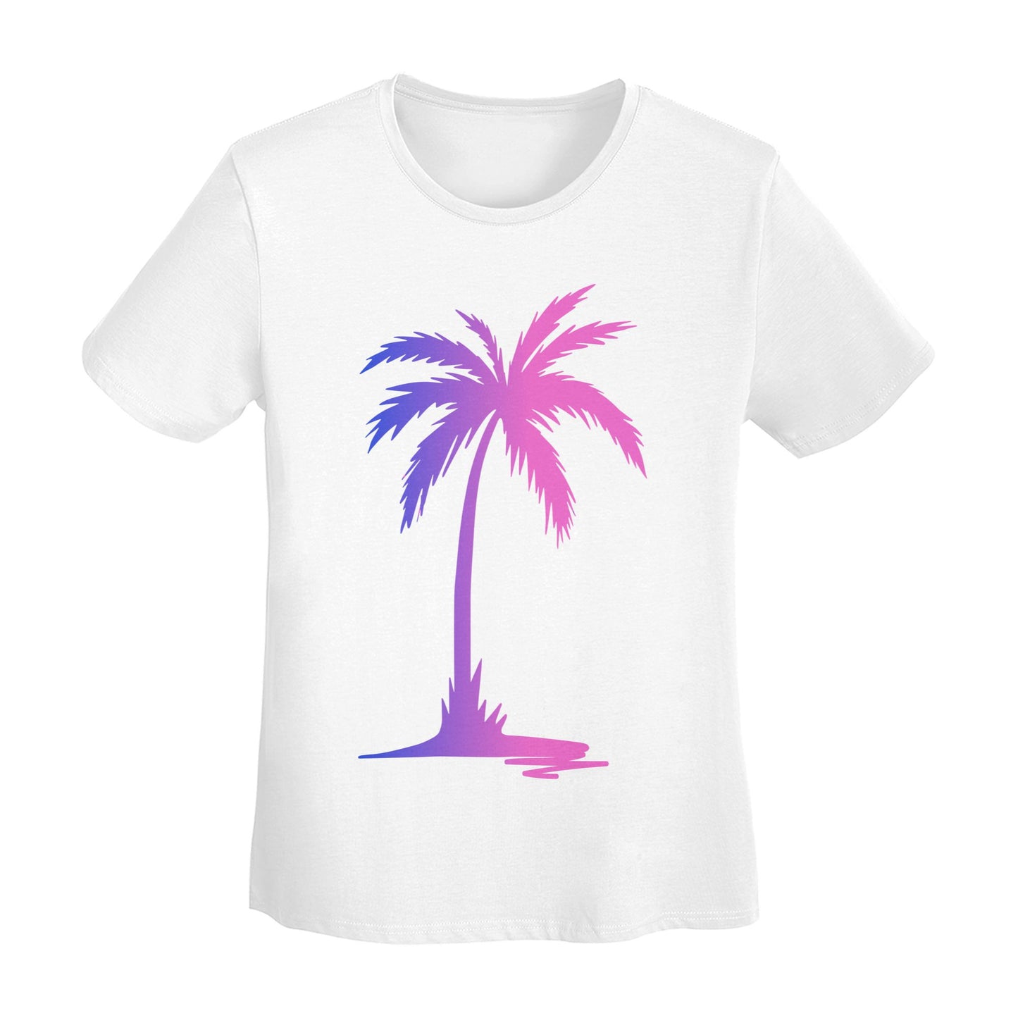 Coconut Palm Women's Short Sleeve Cotton T-Shirt