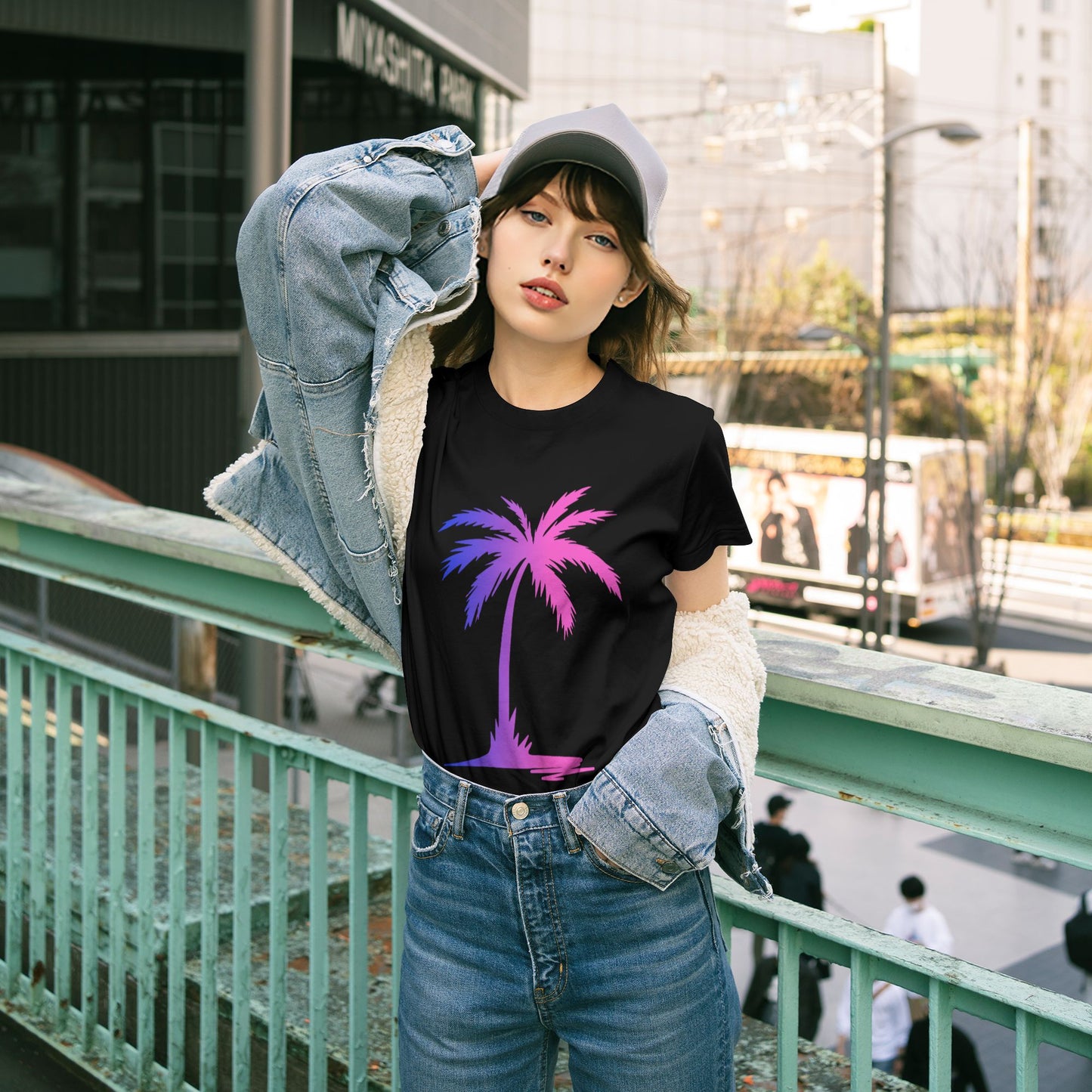 Coconut Palm Women's Short Sleeve Cotton T-Shirt