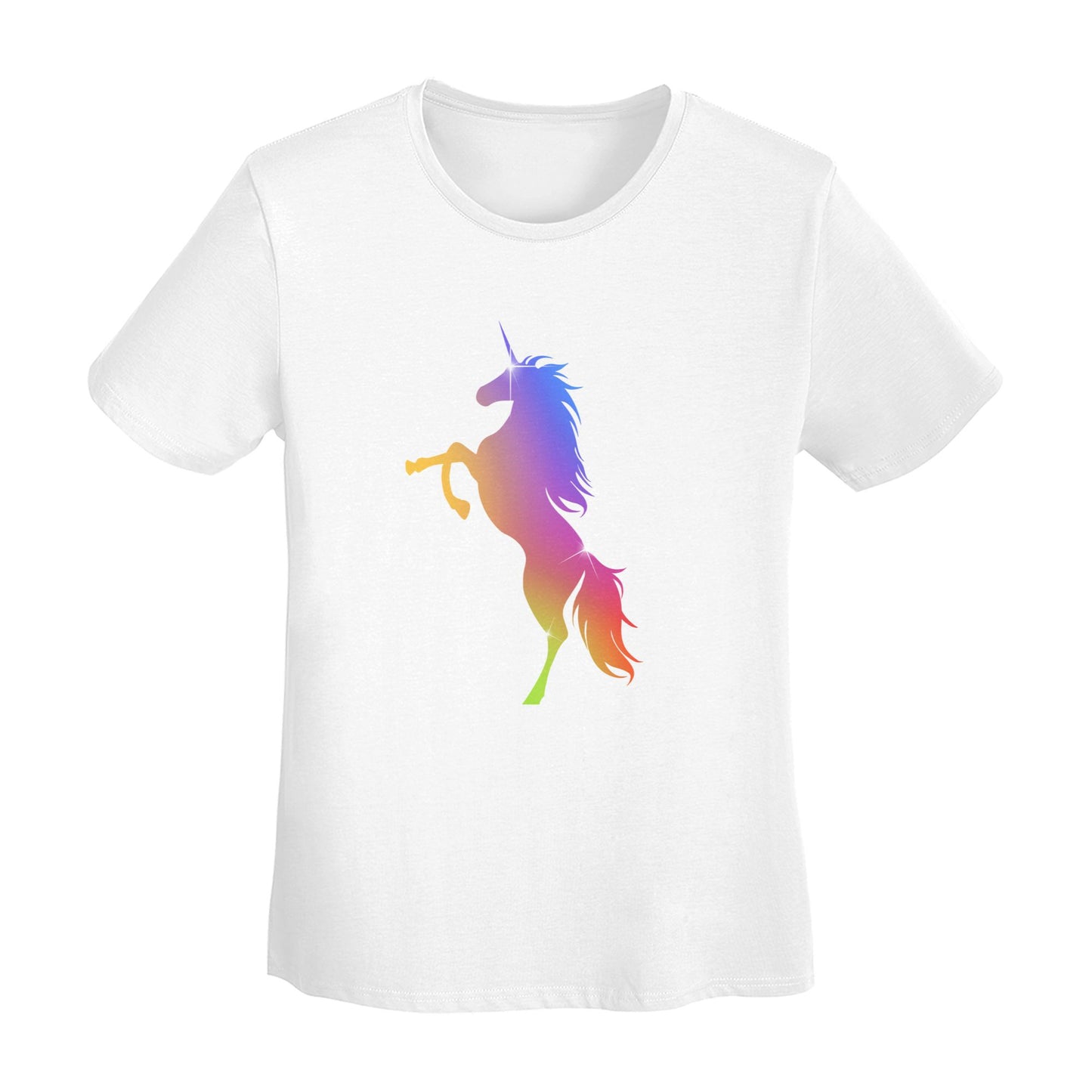 Unicorn Women's Short Sleeve Cotton T-Shirt