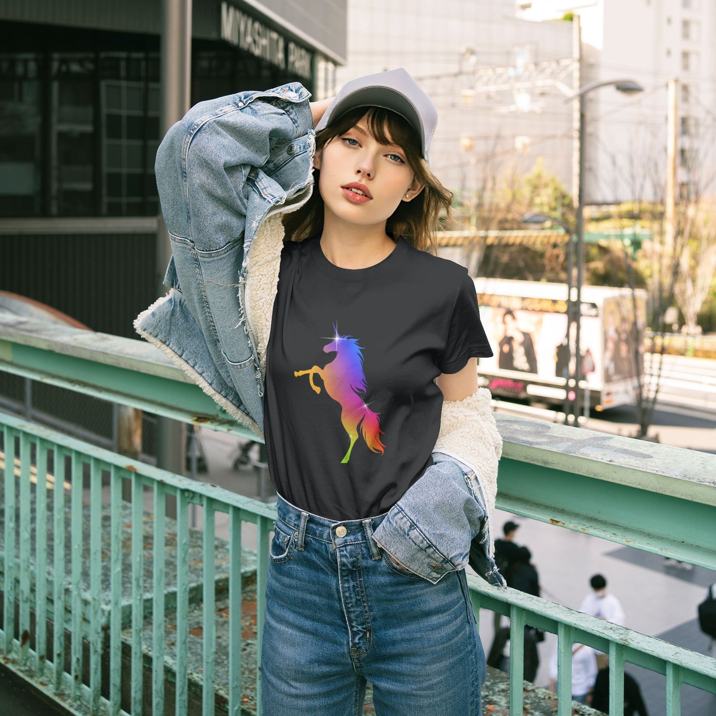 Unicorn Women's Short Sleeve Cotton T-Shirt