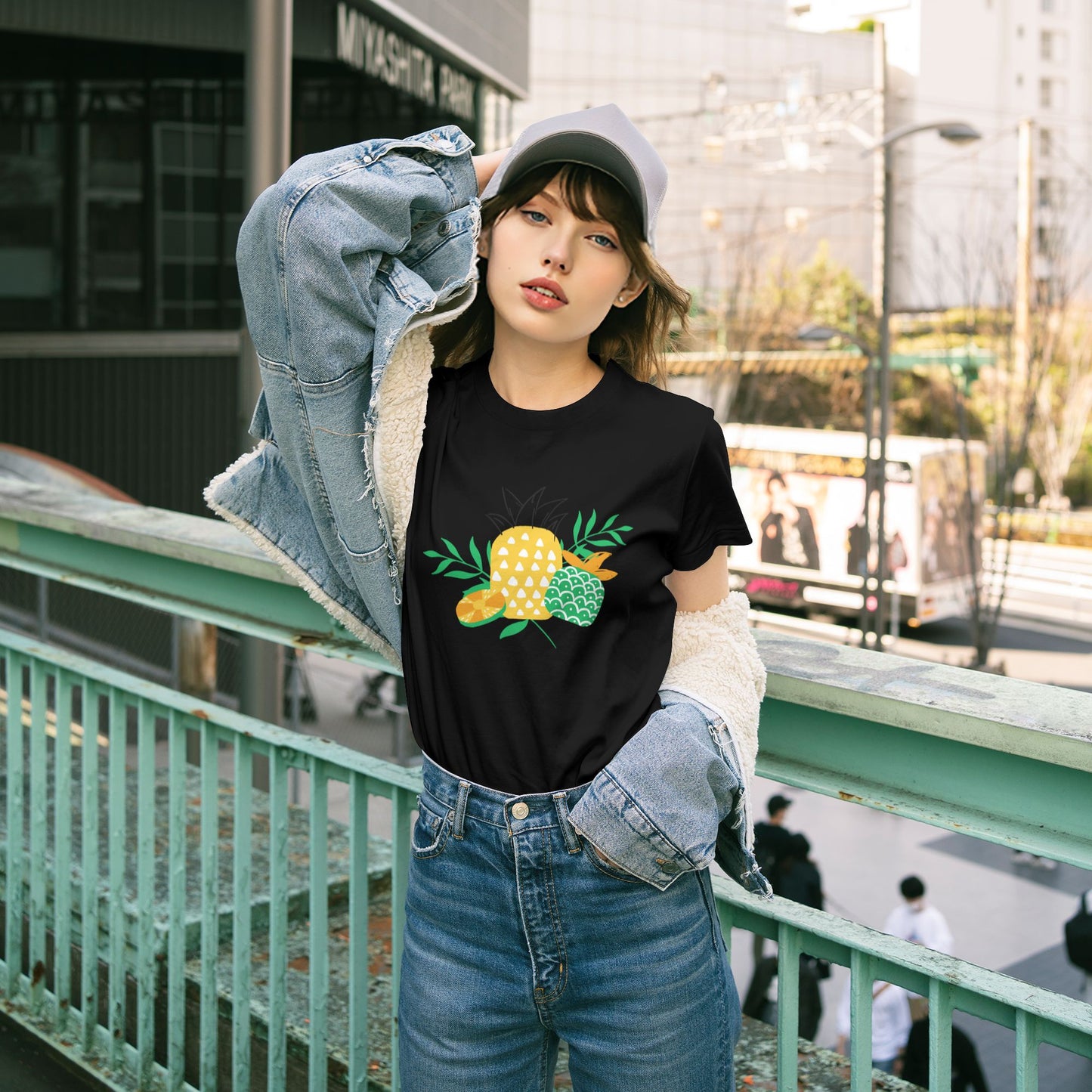 Pineapple Women's Short Sleeve Cotton T-Shirt