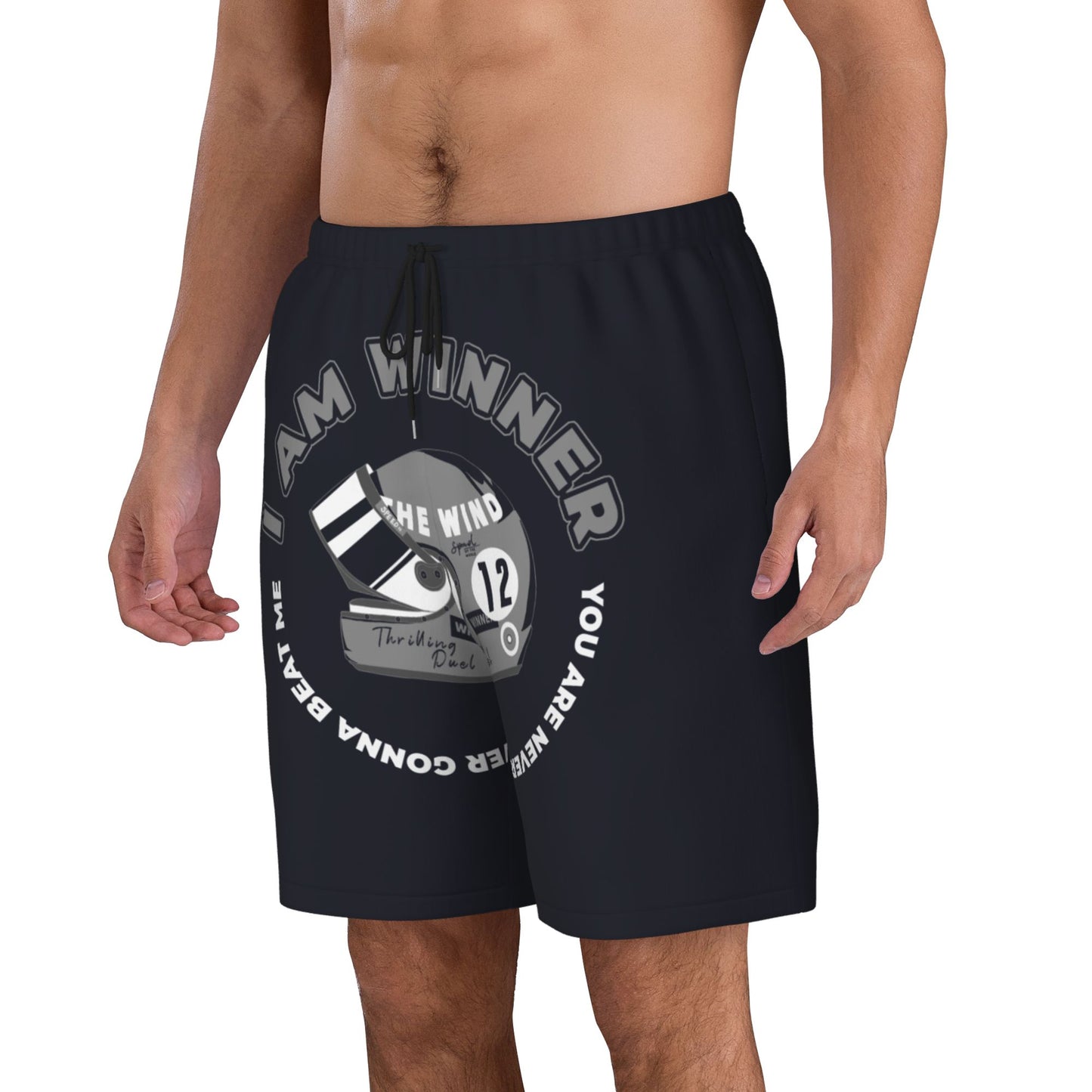 I Am Winner Men's Beach Shorts