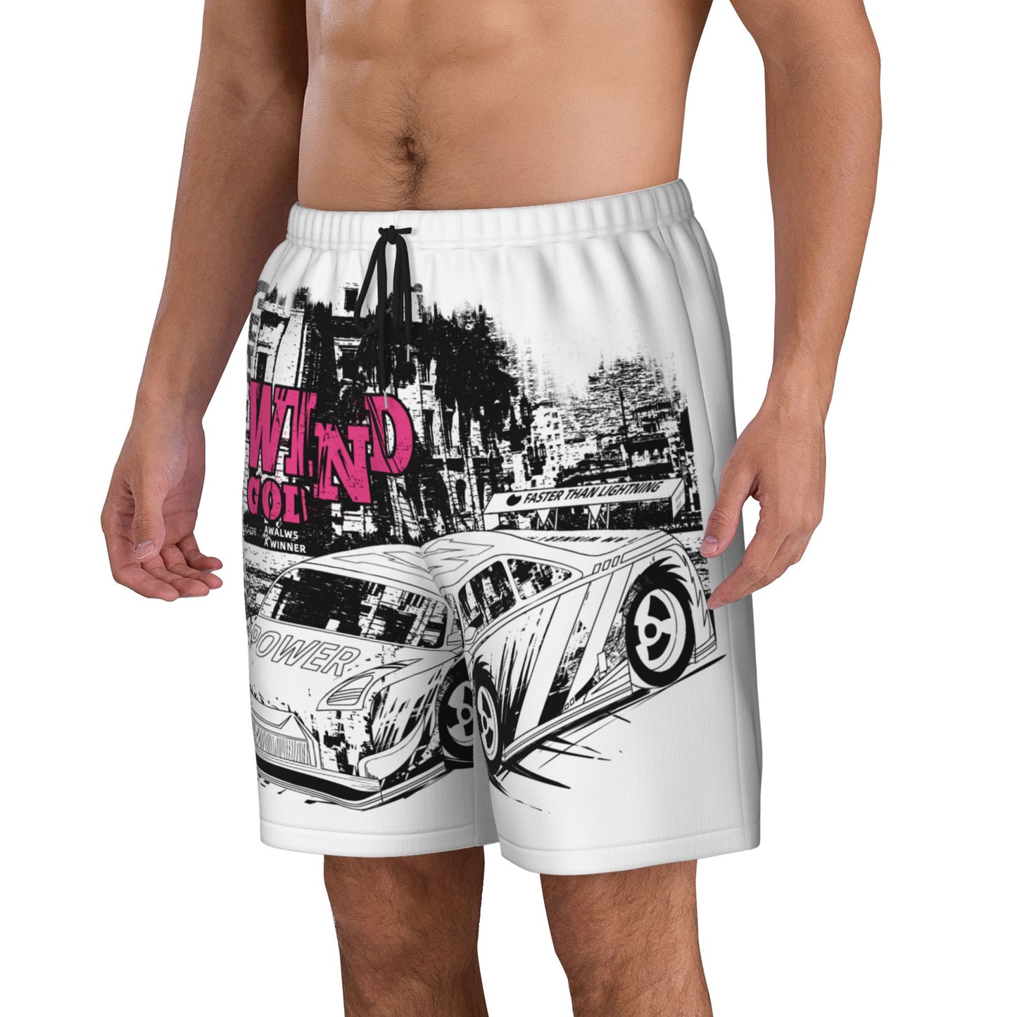 Speed Of Wind Men's Beach Shorts