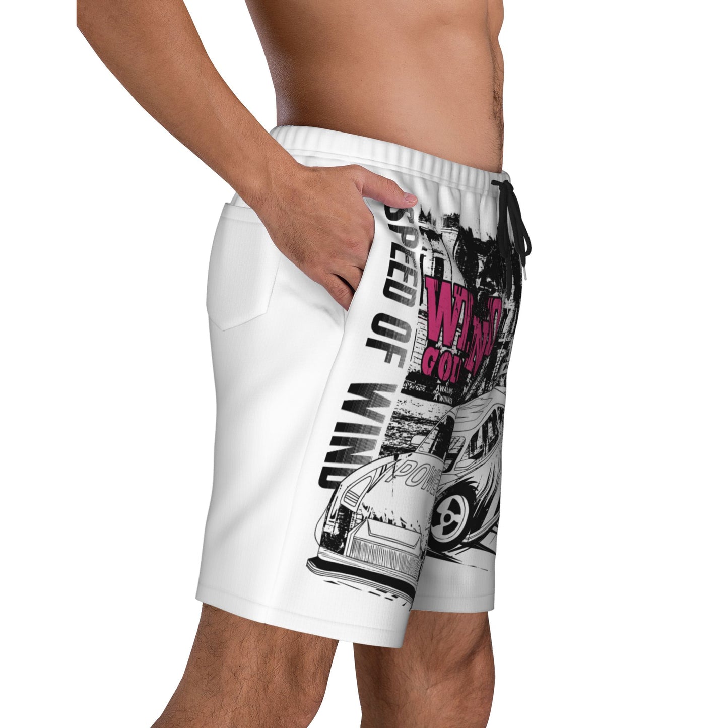 Speed Of Wind Men's Beach Shorts