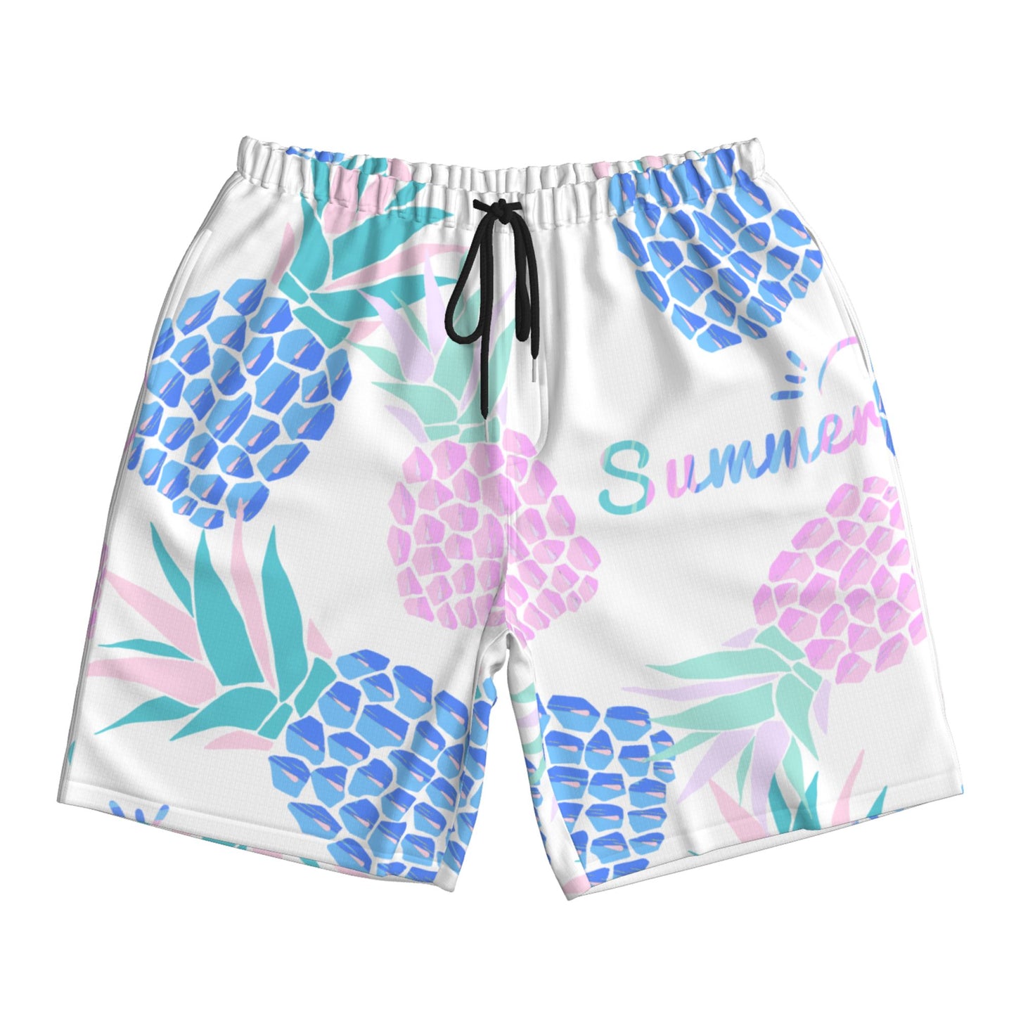 Summer Pineapple Men's Beach Shorts