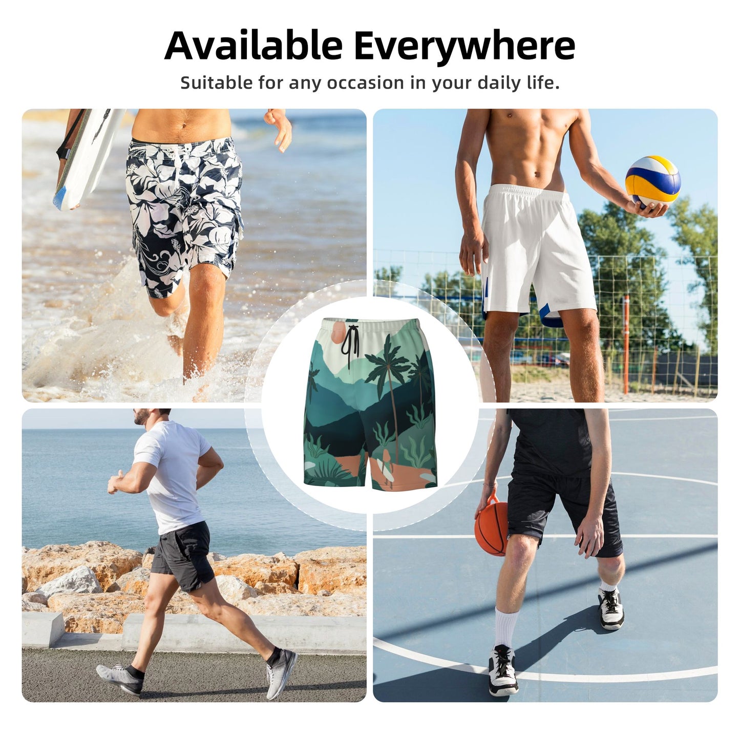 Island Style Men's Beach Shorts