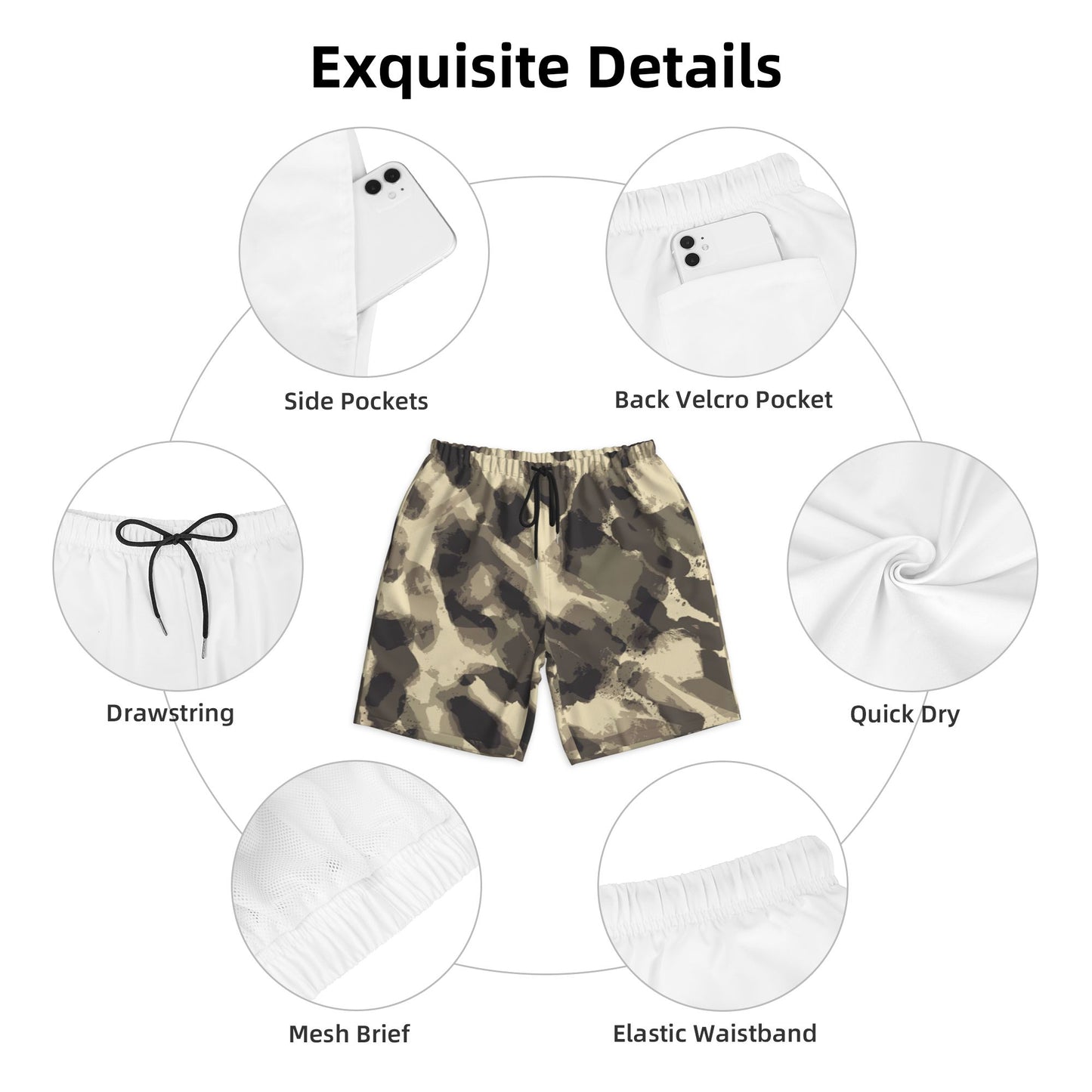 Camouflage Men's Beach Shorts