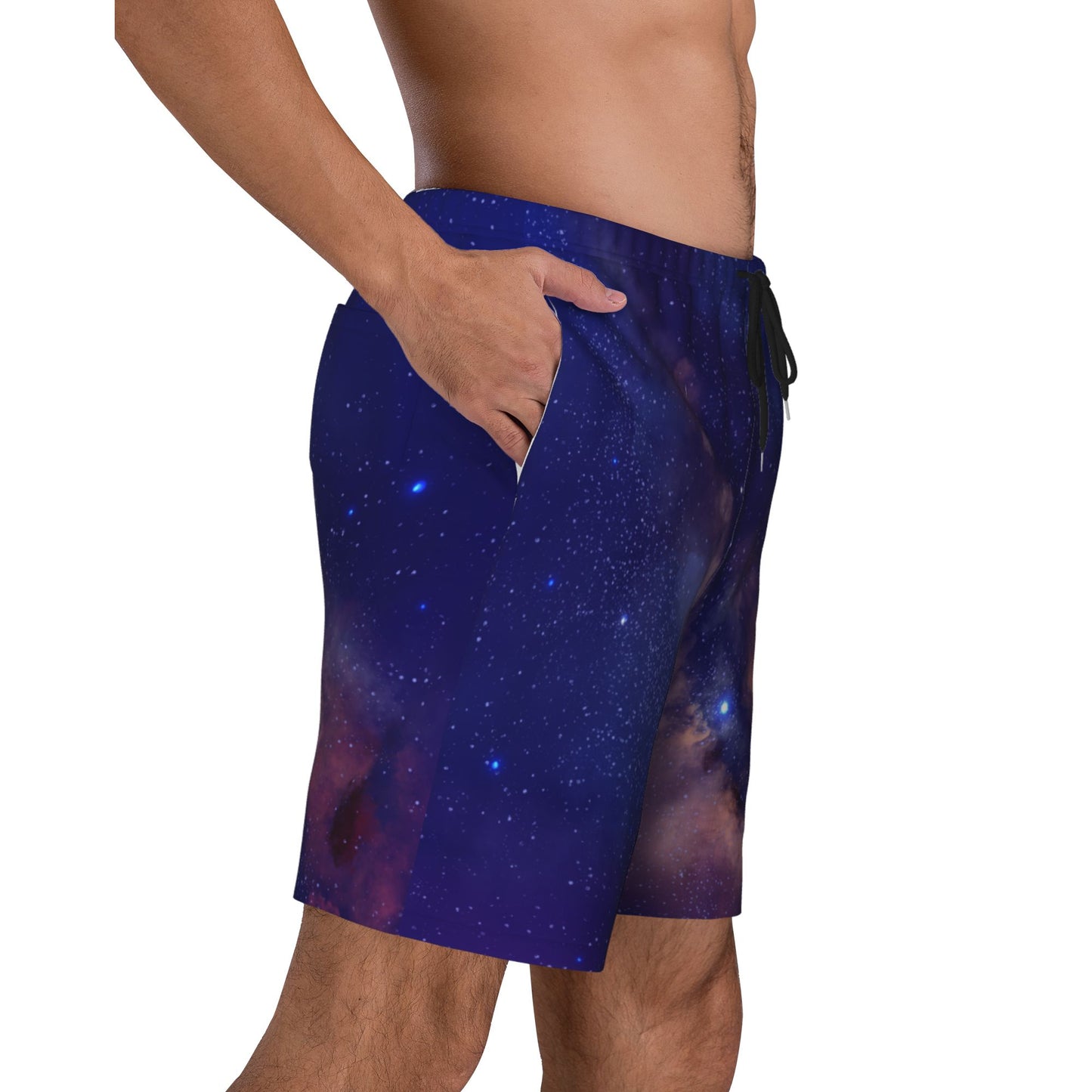 Starry Sky Men's Beach Shorts