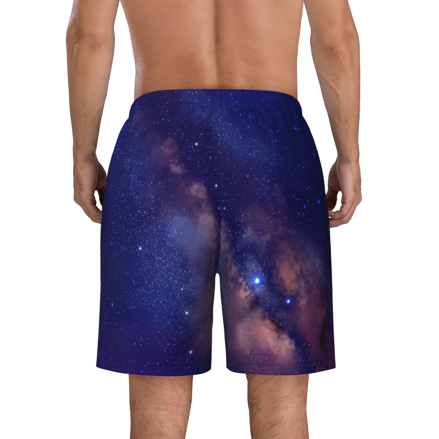 Starry Sky Men's Beach Shorts