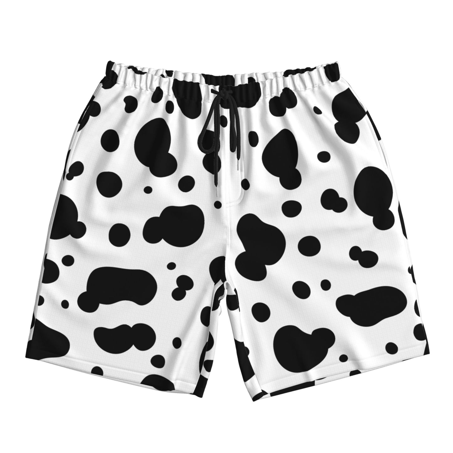 Cow Print Beach Shorts For Men