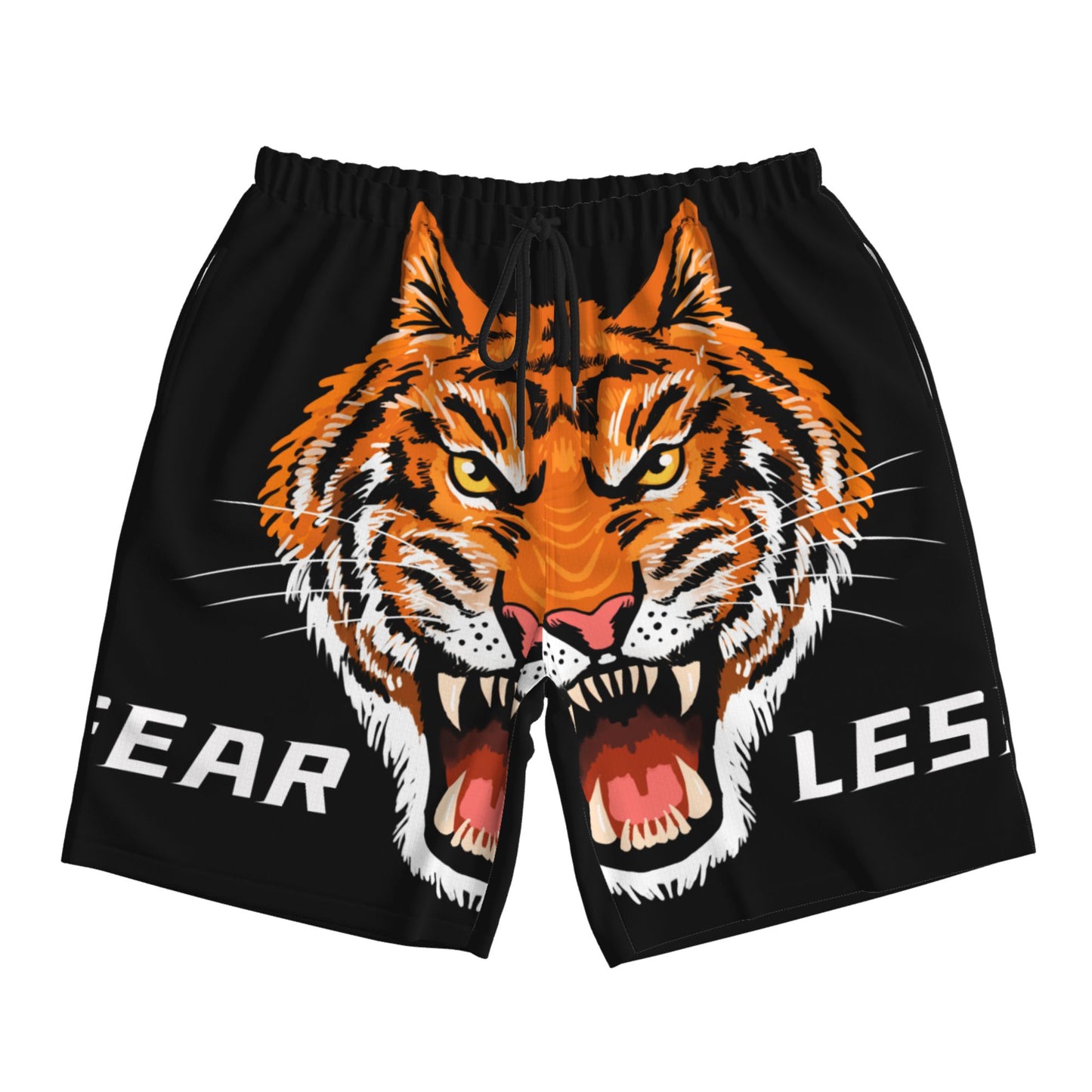 Tiger Printed Beach Shorts For Men
