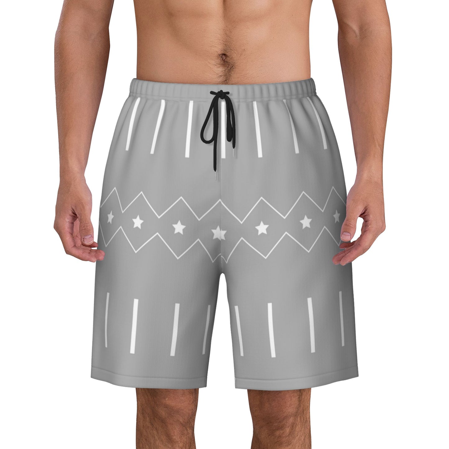 Stars And Stripes Beach Shorts For Men