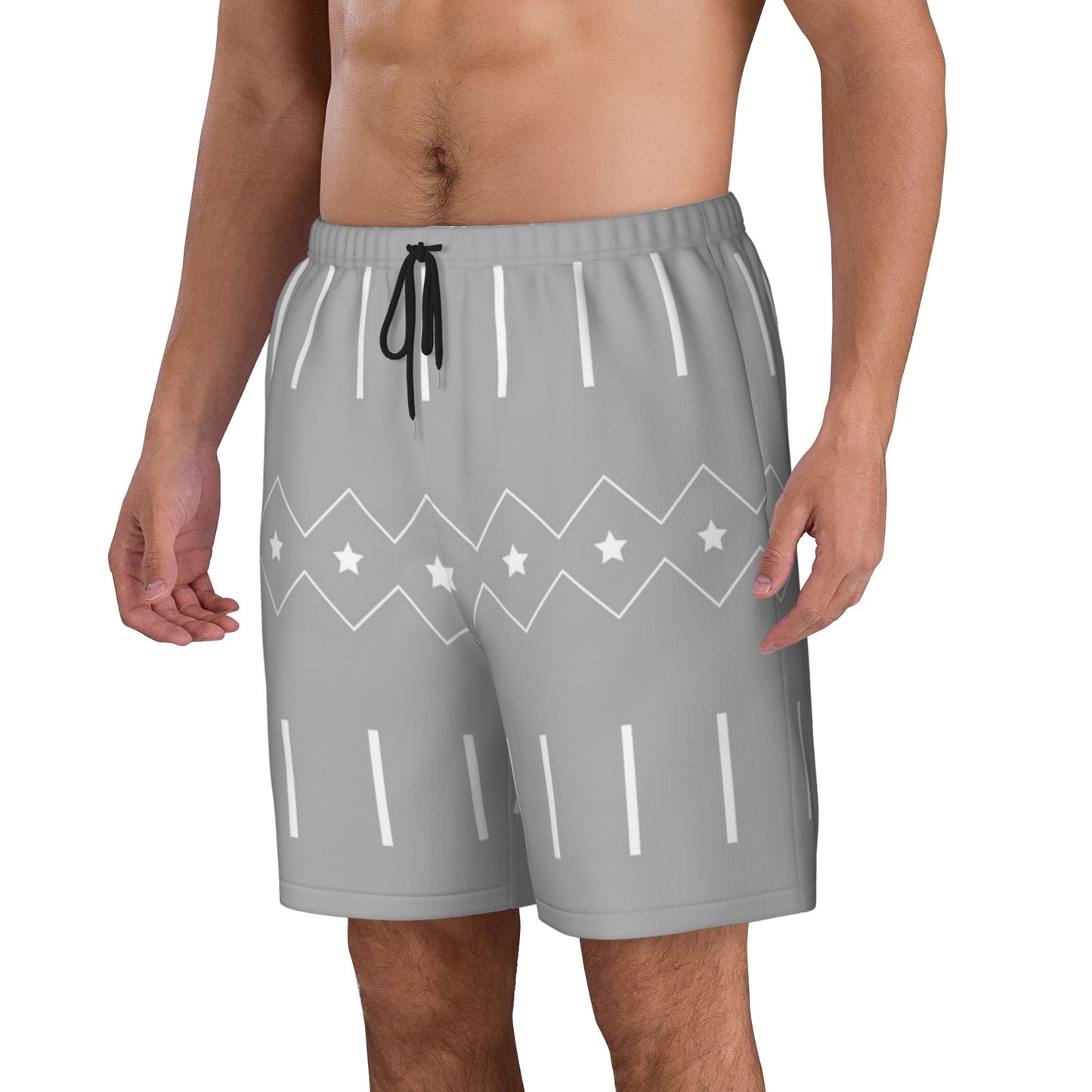Stars And Stripes Beach Shorts For Men