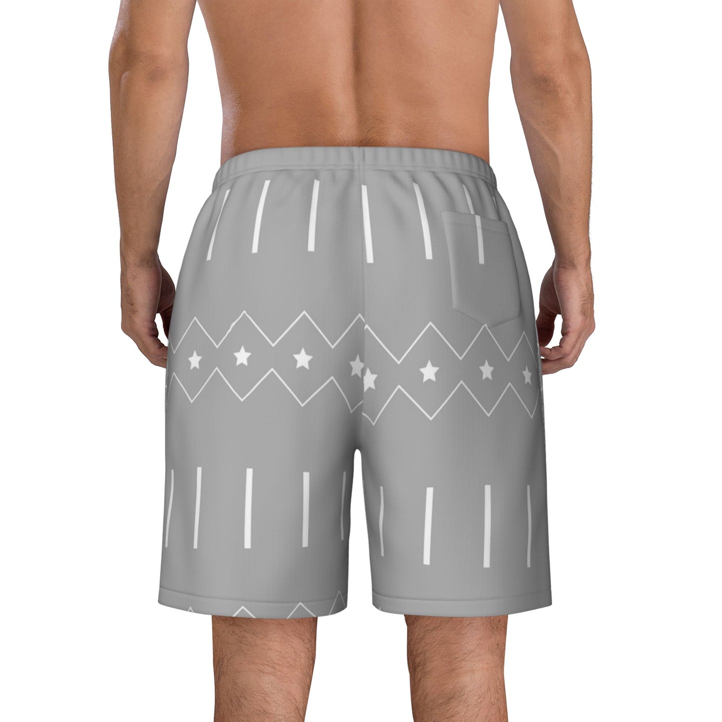 Stars And Stripes Beach Shorts For Men
