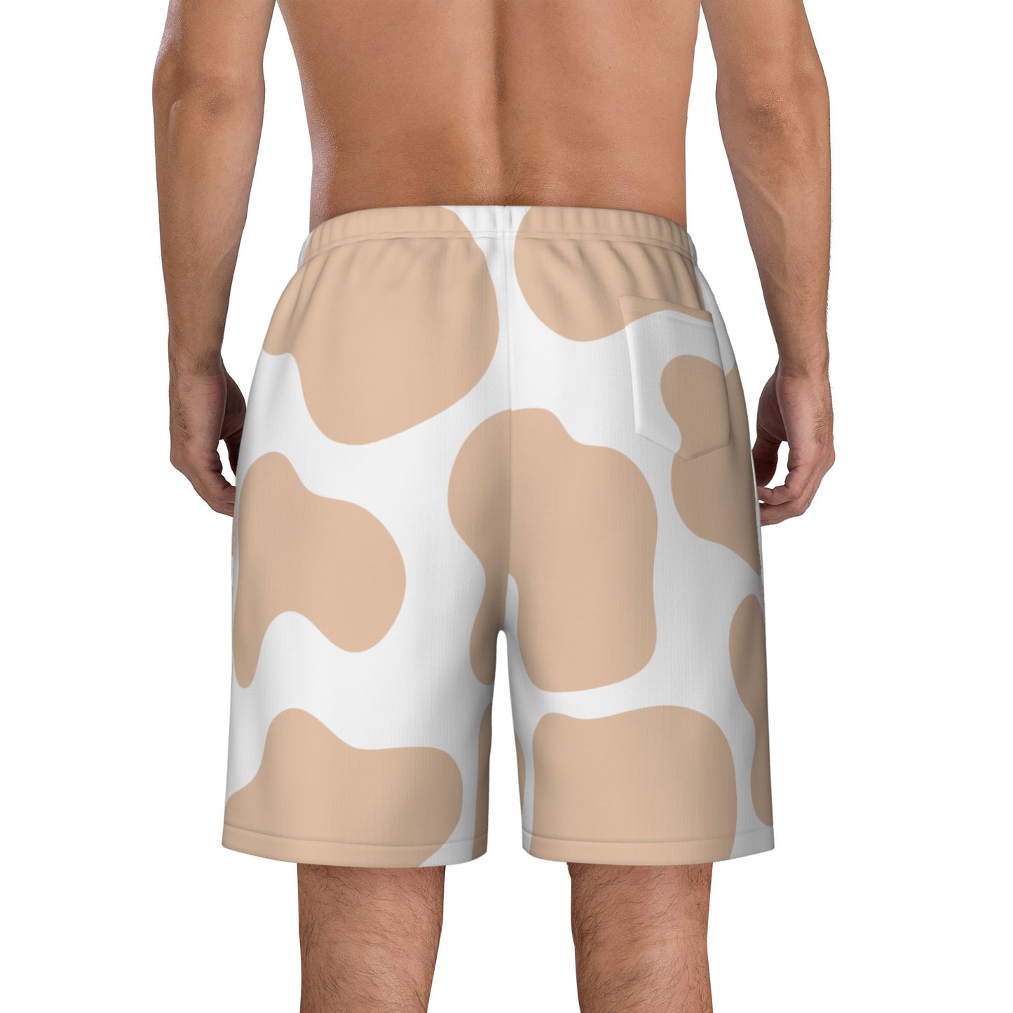 Cow Printed Men's Beach Shorts